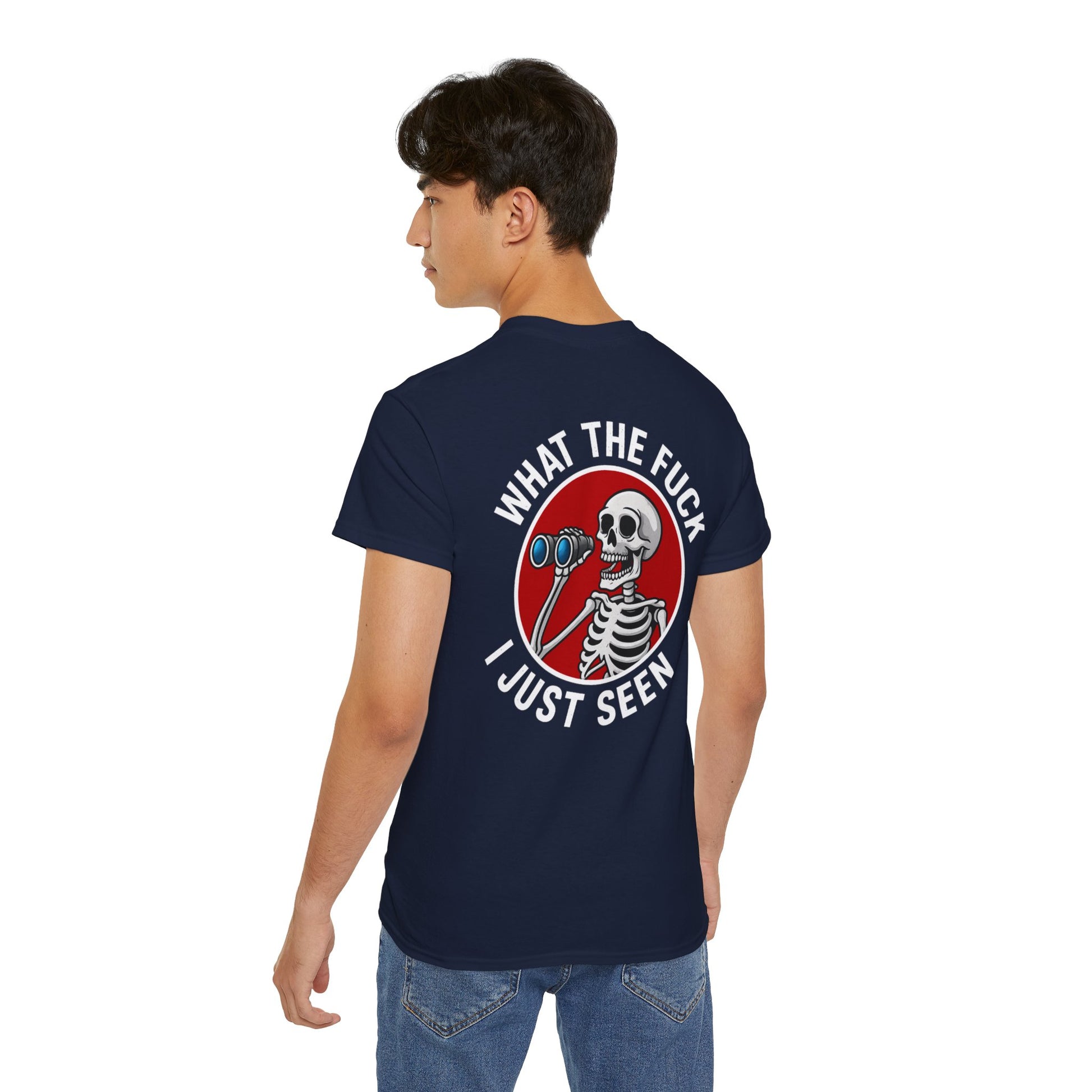 WTF I Just Seen – Binoculars Unisex Cotton Shirt