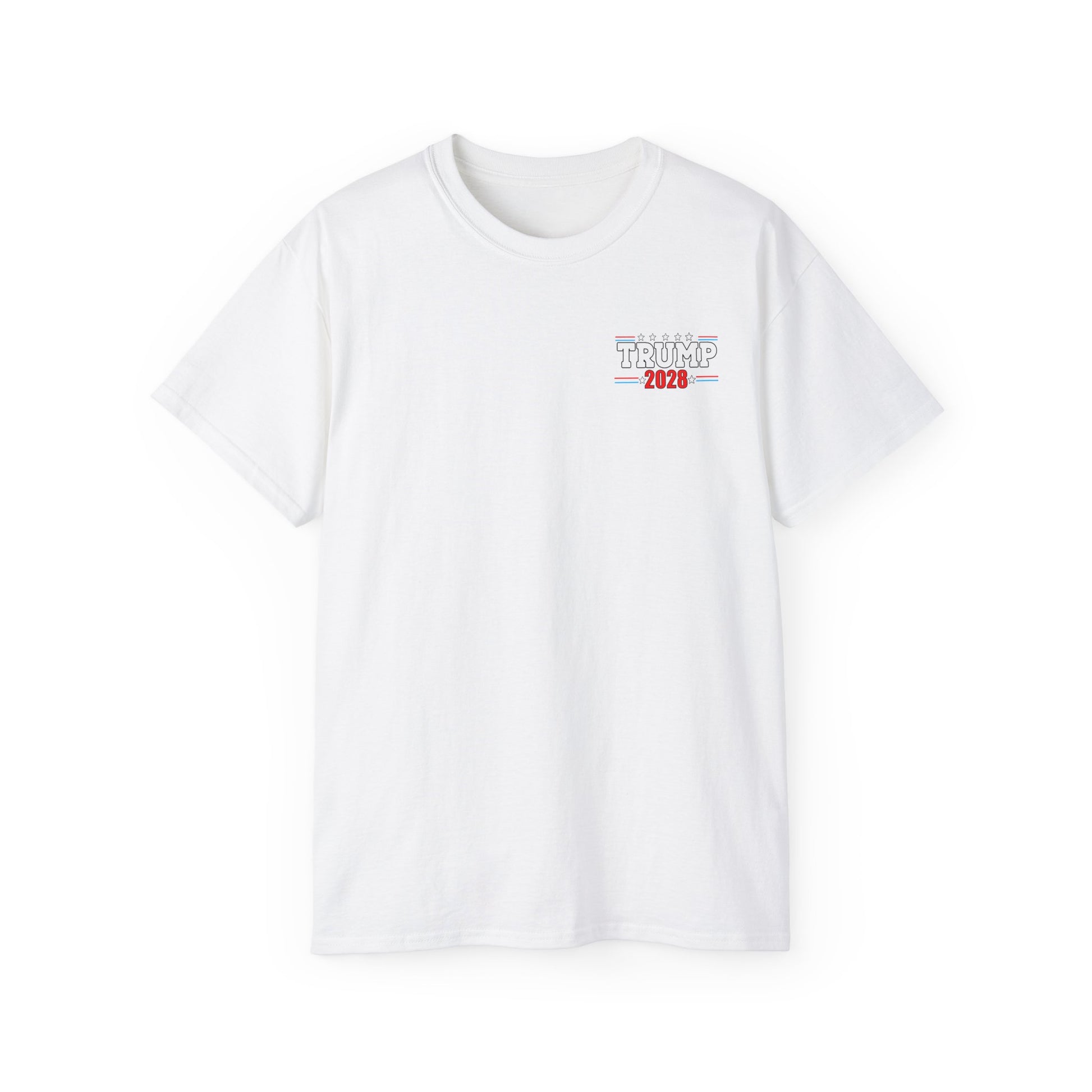 Never Surrender – Trump 2028 Patriotic Statement Tee, Unisex Ultra Cotton Tee