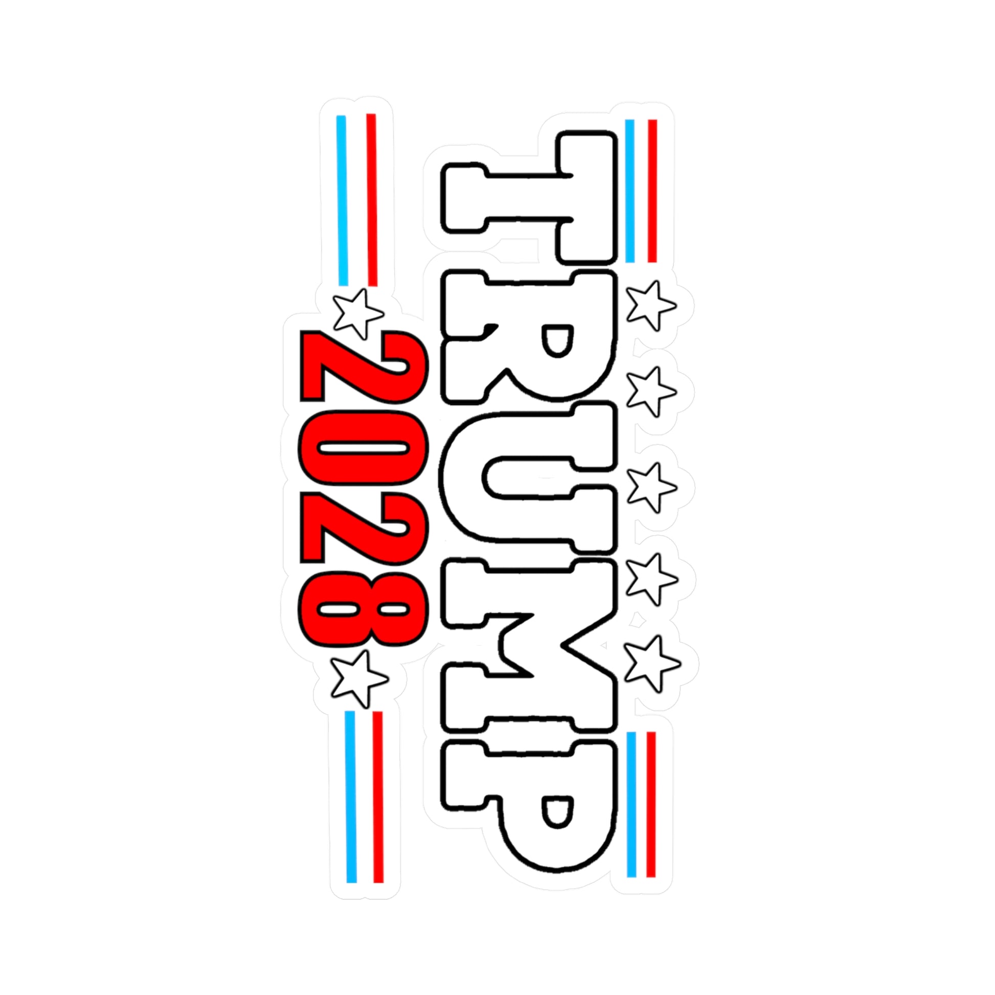 Trump 2028 Kiss-Cut Vinyl Decals for Chaos