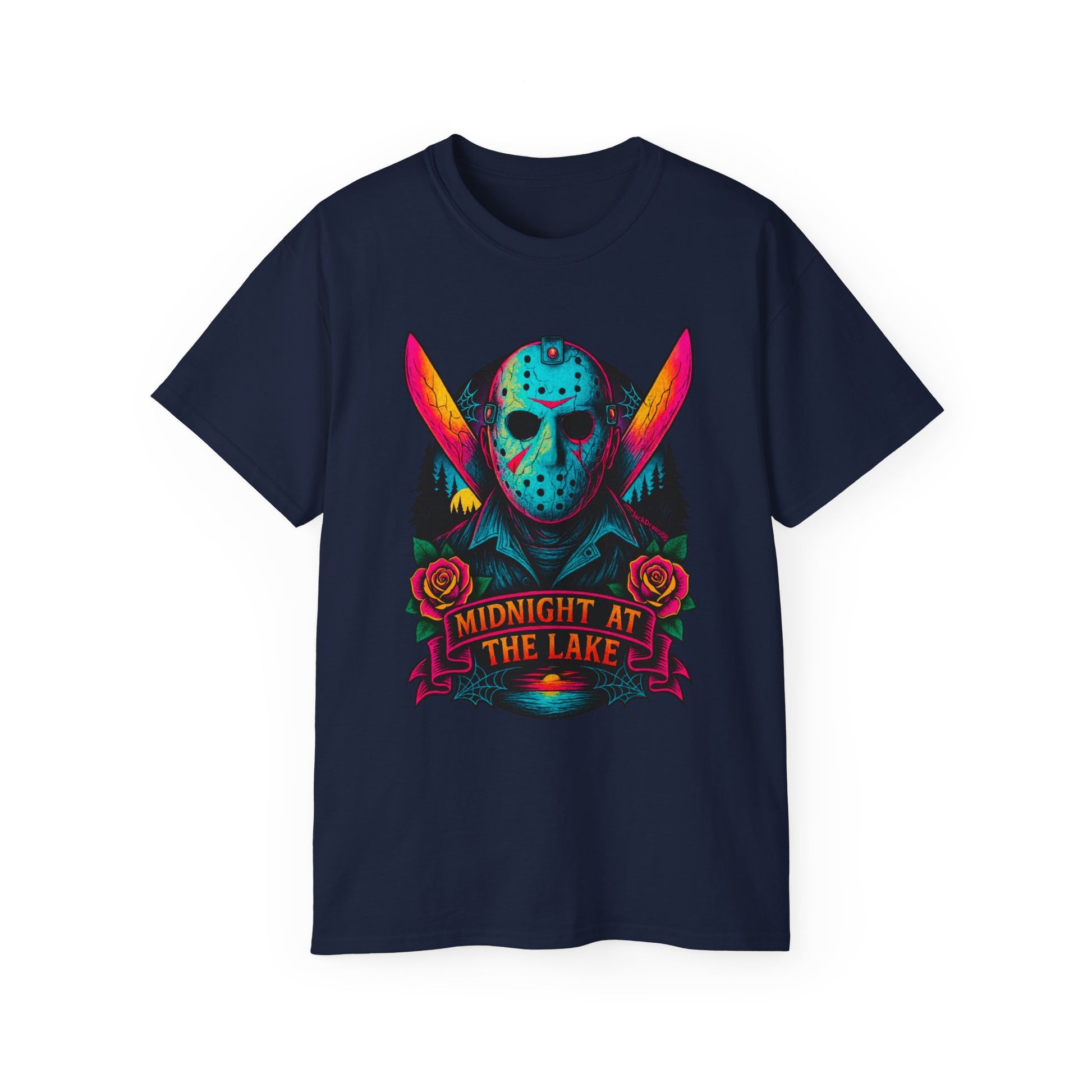 Midnight at the Lake – Slasher Horror Parody Art 🎭🩸