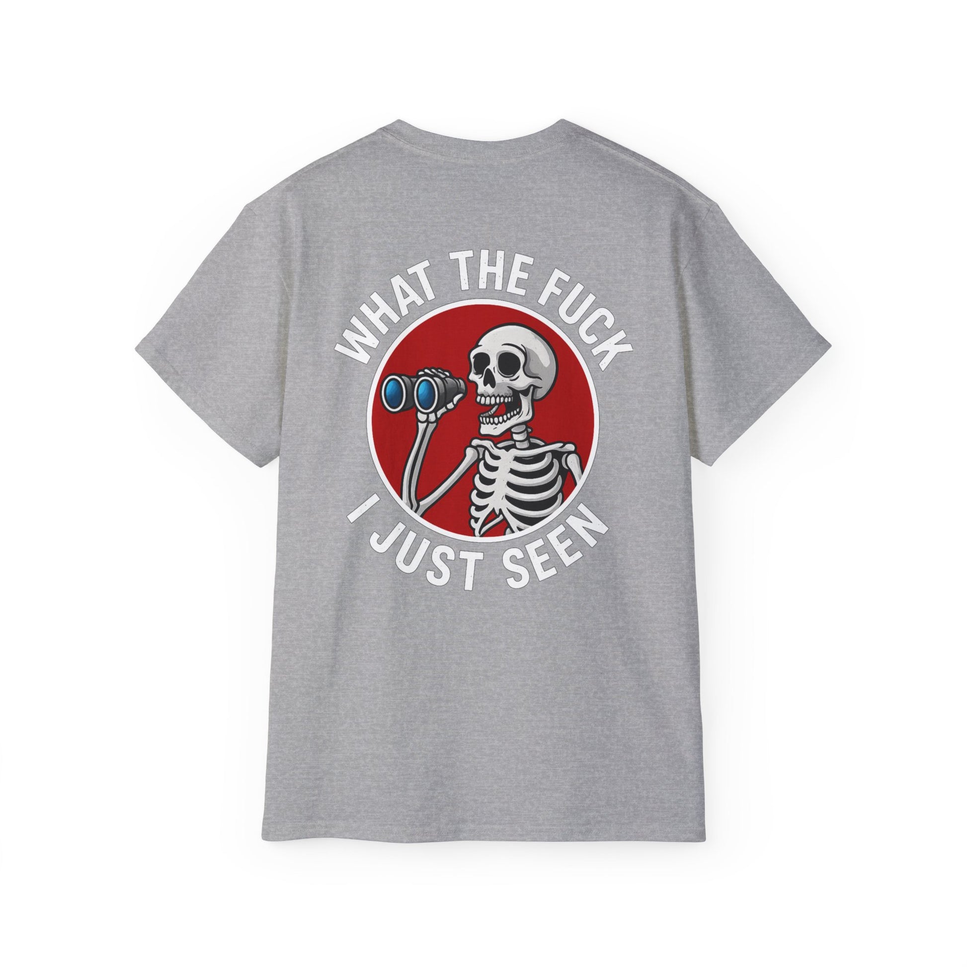 WTF I Just Seen – Binoculars Unisex Cotton Shirt