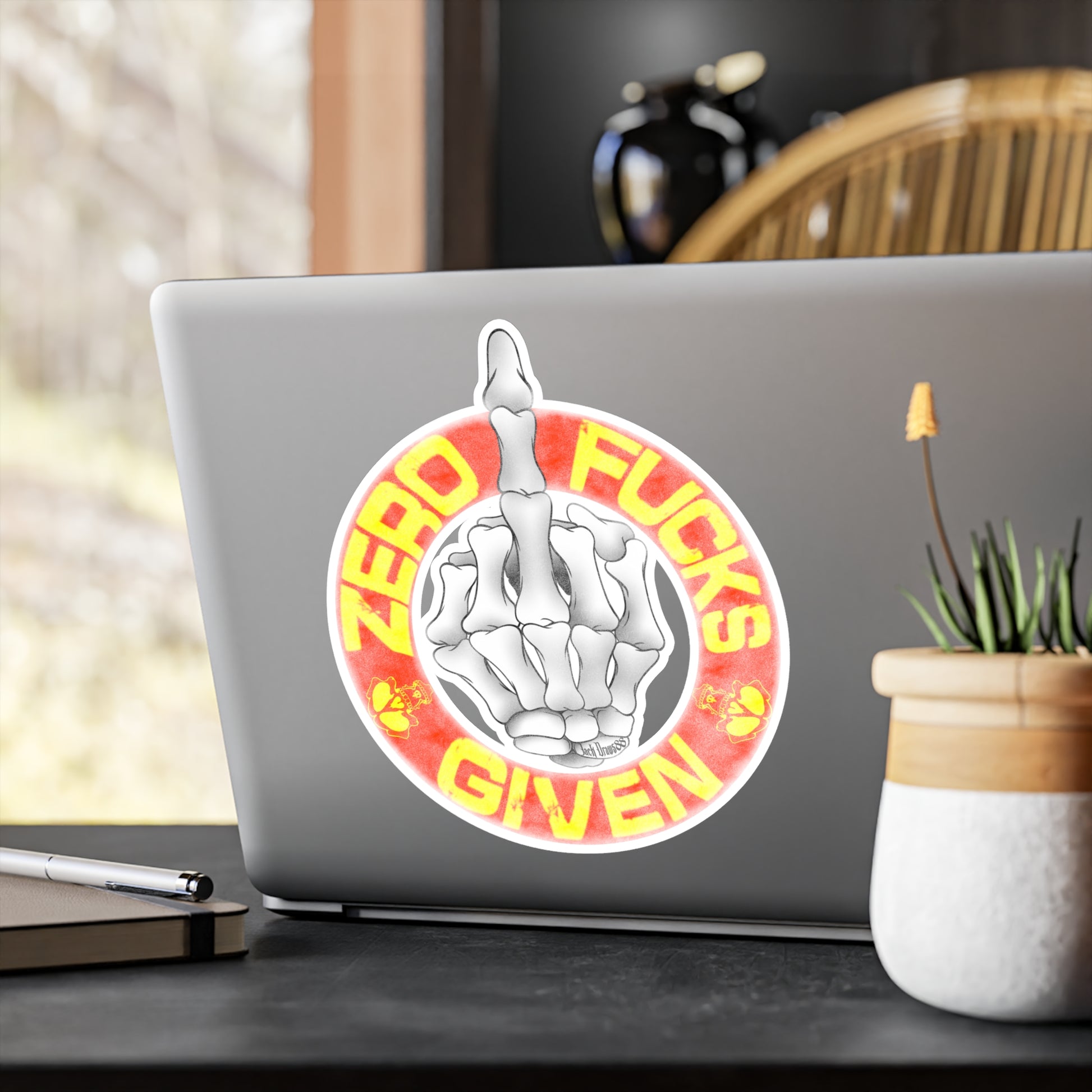Zero F*cks Given, Vinyl Decals