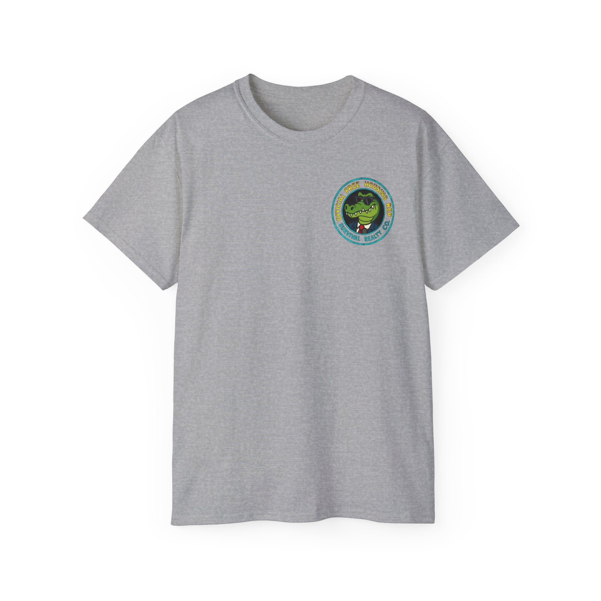 Survival Realty – Free Housing, No Freedom, Unisex Ultra Cotton Tee