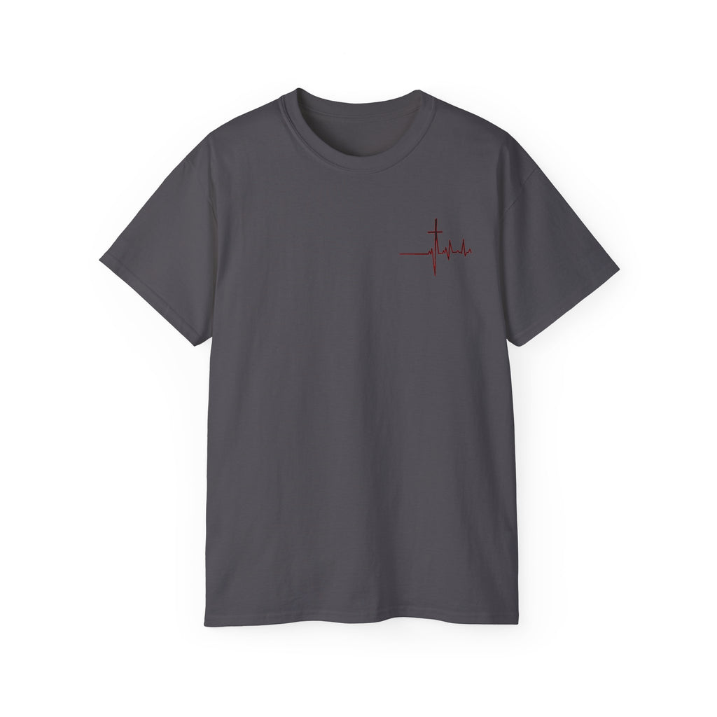 Jesus Got Your Back – Really Bro? Funny Christian Tee with Heartbeat Cross, Unisex T-shirt