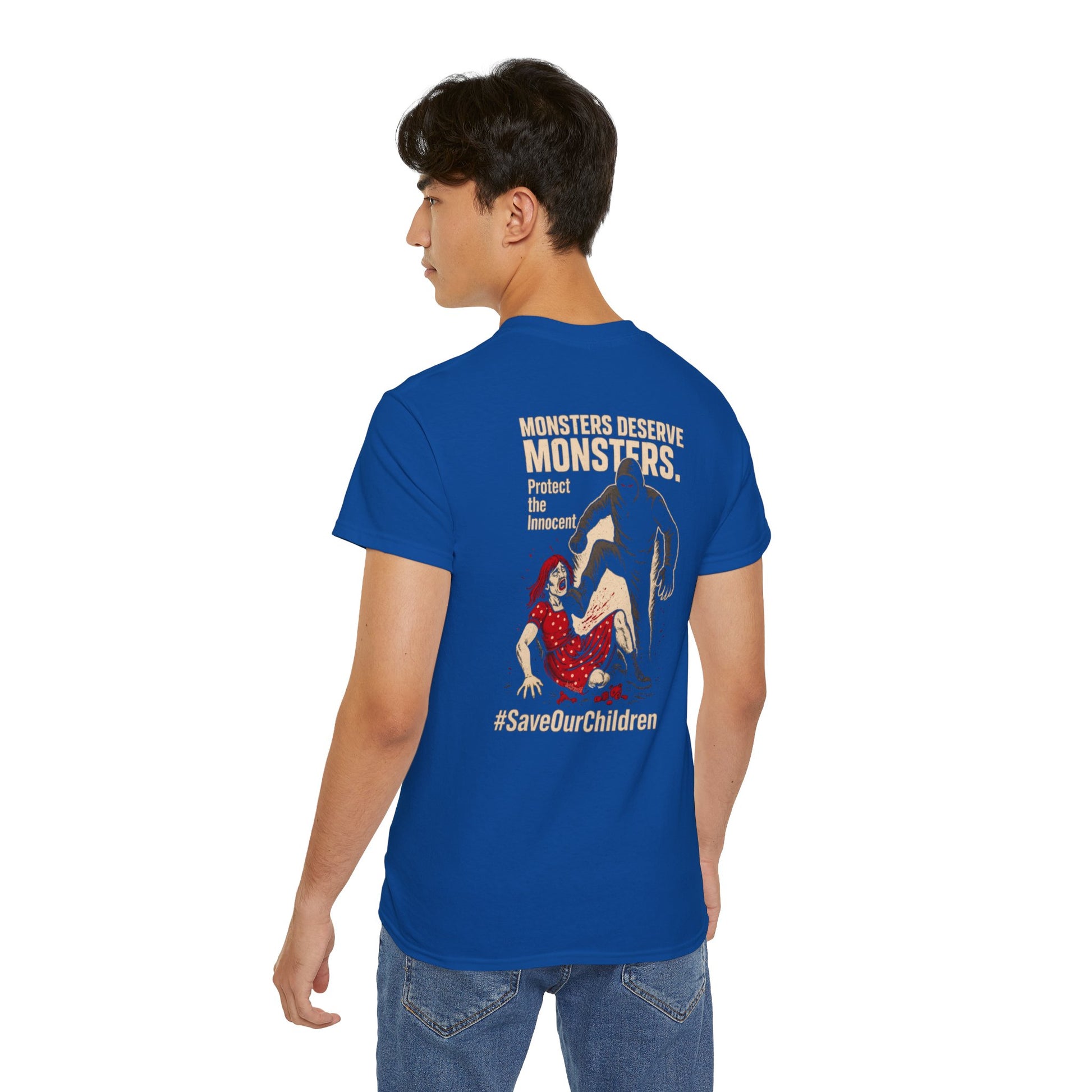 Pedo Hunting Now – Monsters Deserve Monsters, Unisex Tee