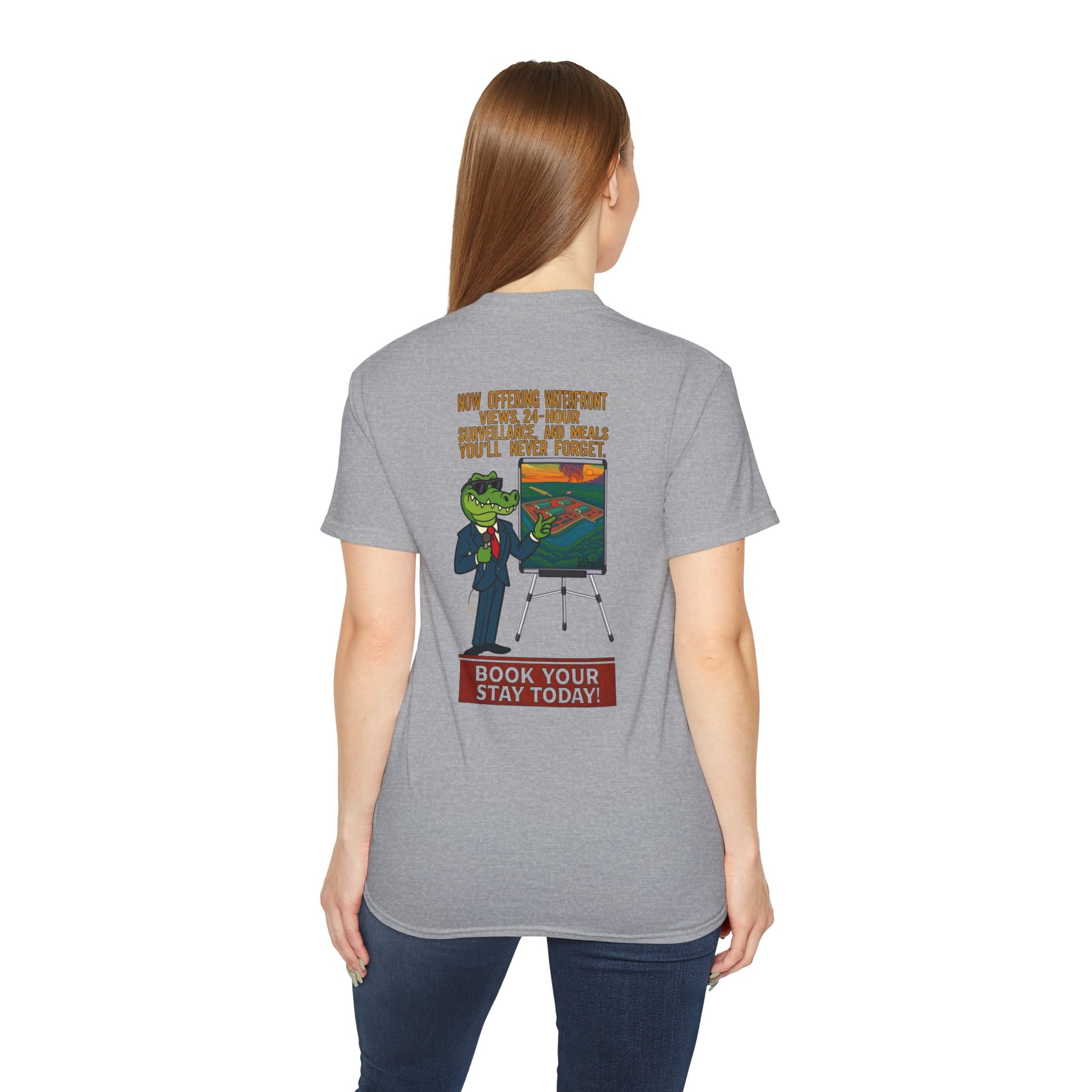 Survival Realty – Free Housing, No Freedom, Unisex Ultra Cotton Tee