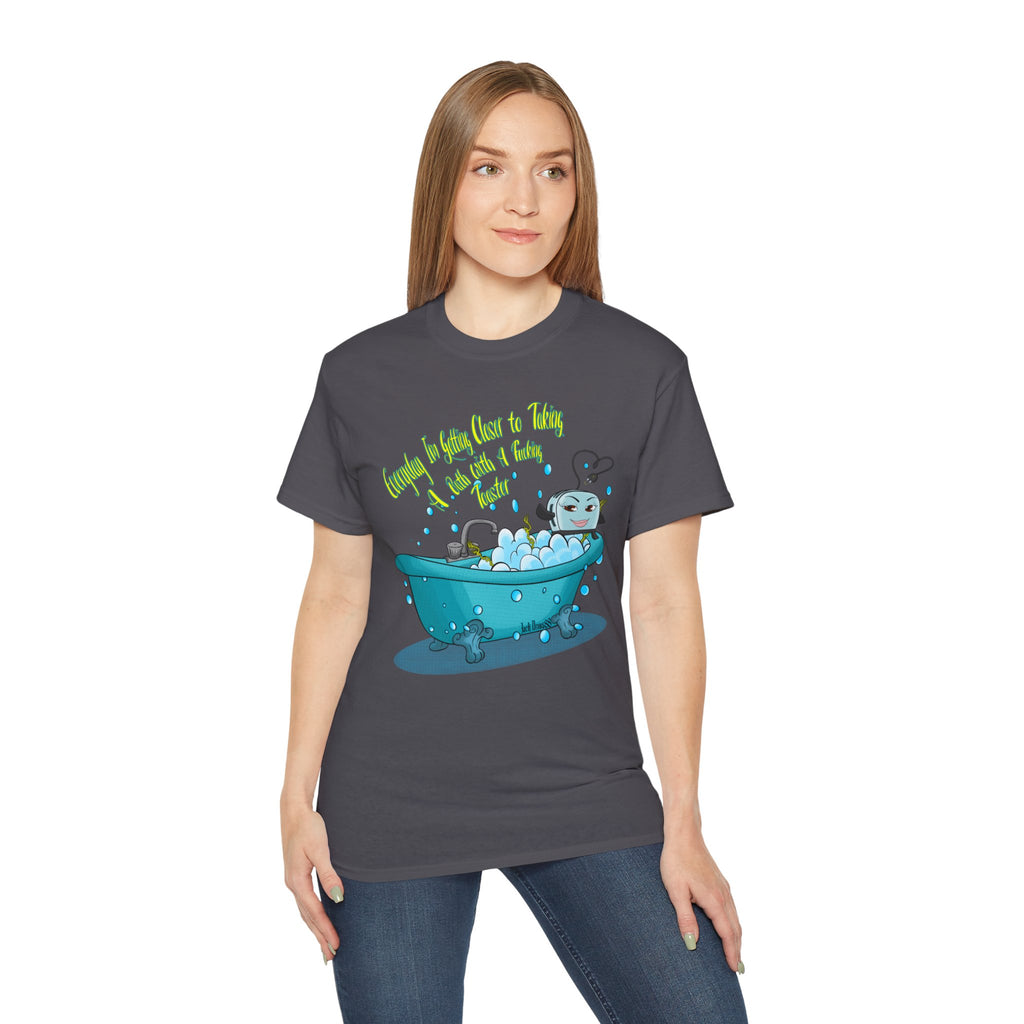Relaxing Bathtub Tee - Perfect for Cozy Nights, Gift for Bath Lovers, Homewear, Feel Good Apparel, Fun Gift Idea