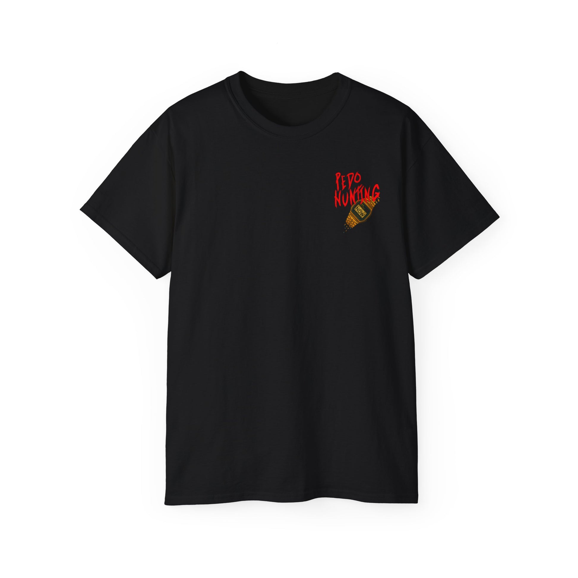 Pedo Hunting Now – Monsters Deserve Monsters, Unisex Tee