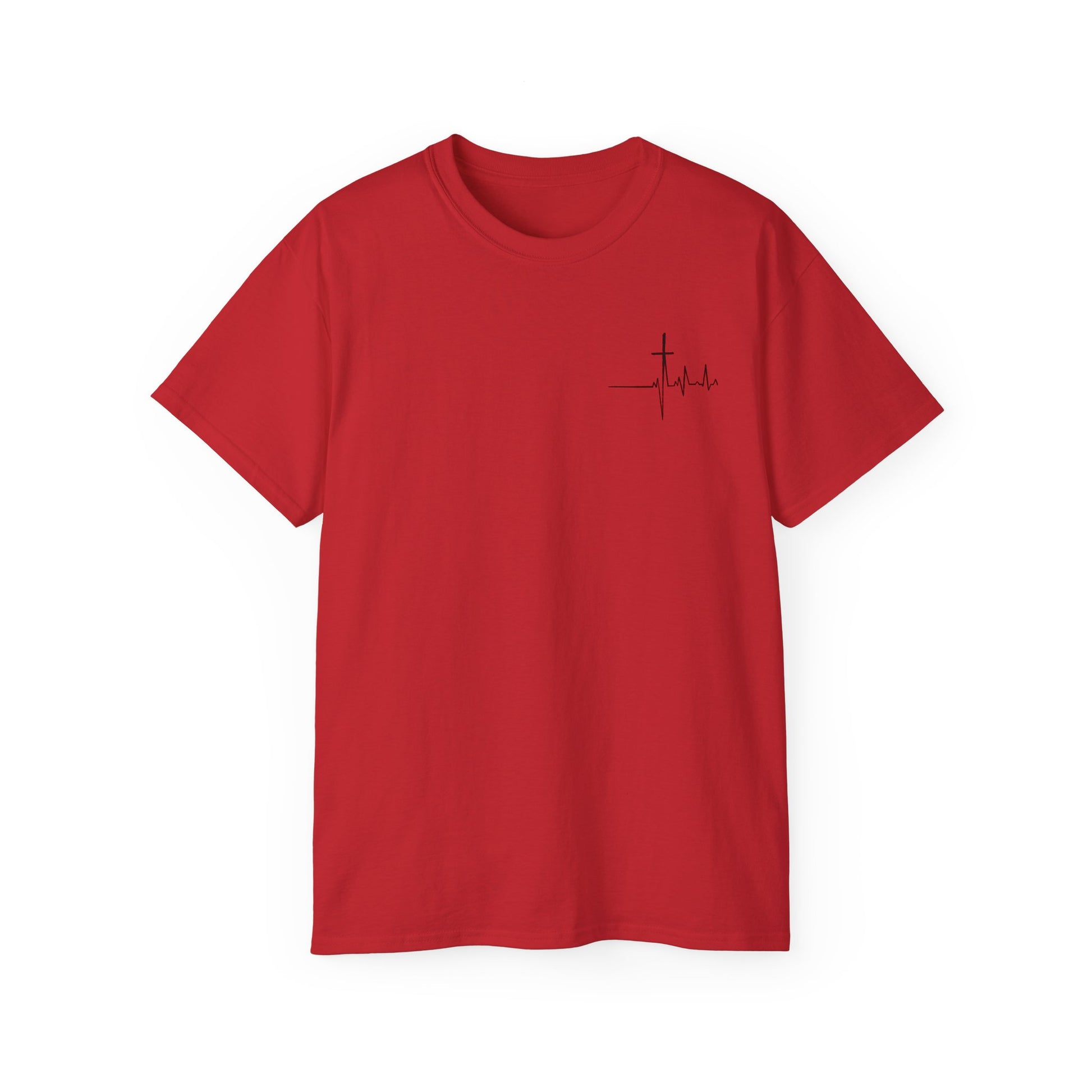 Jesus Got Your Back – Really Bro? Funny Christian Tee with Heartbeat Cross, Unisex T-shirt