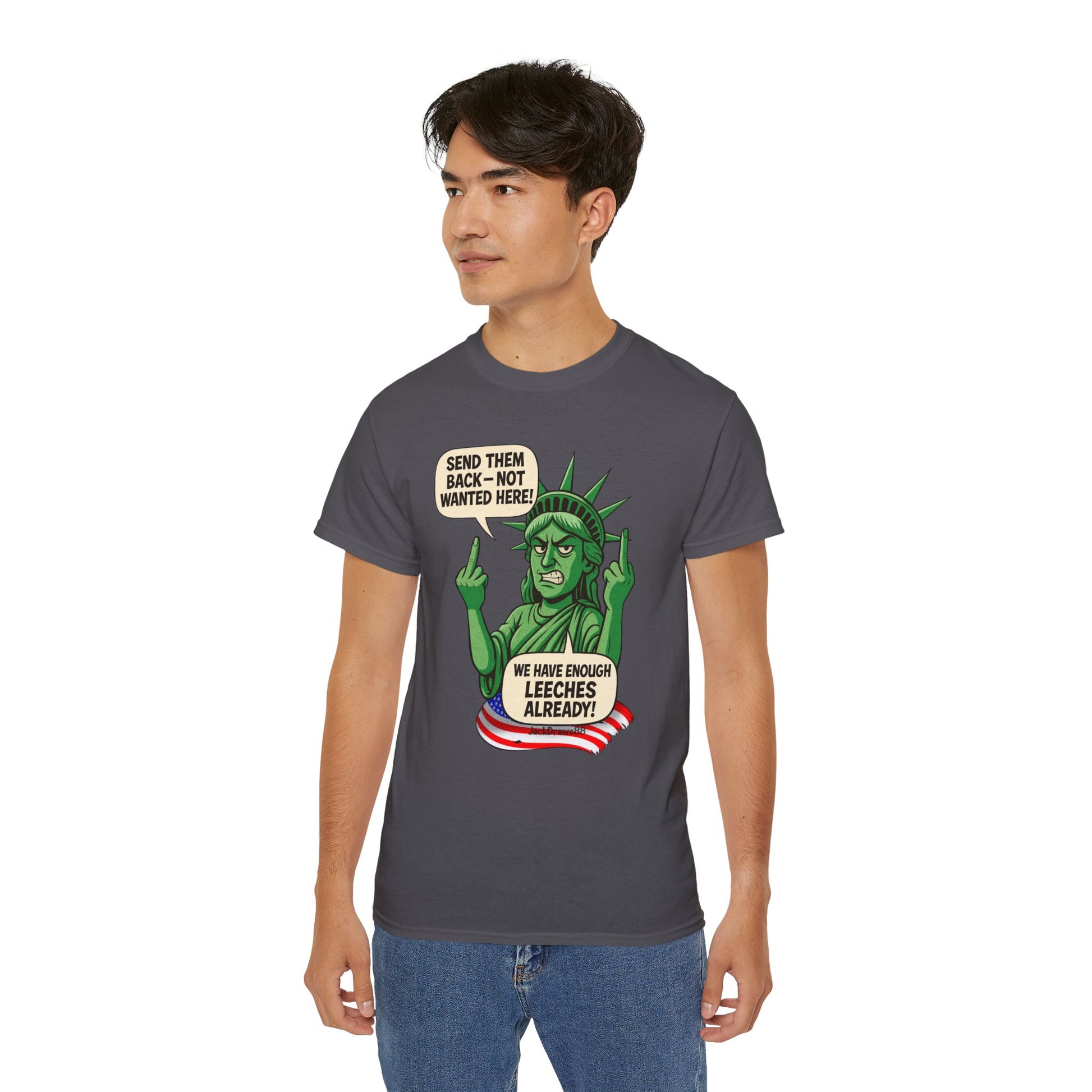 Statement Graphic Tee, Political Humor Shirt, Casual Unisex Cotton Top, Gift for Activists, Funny T-Shirt