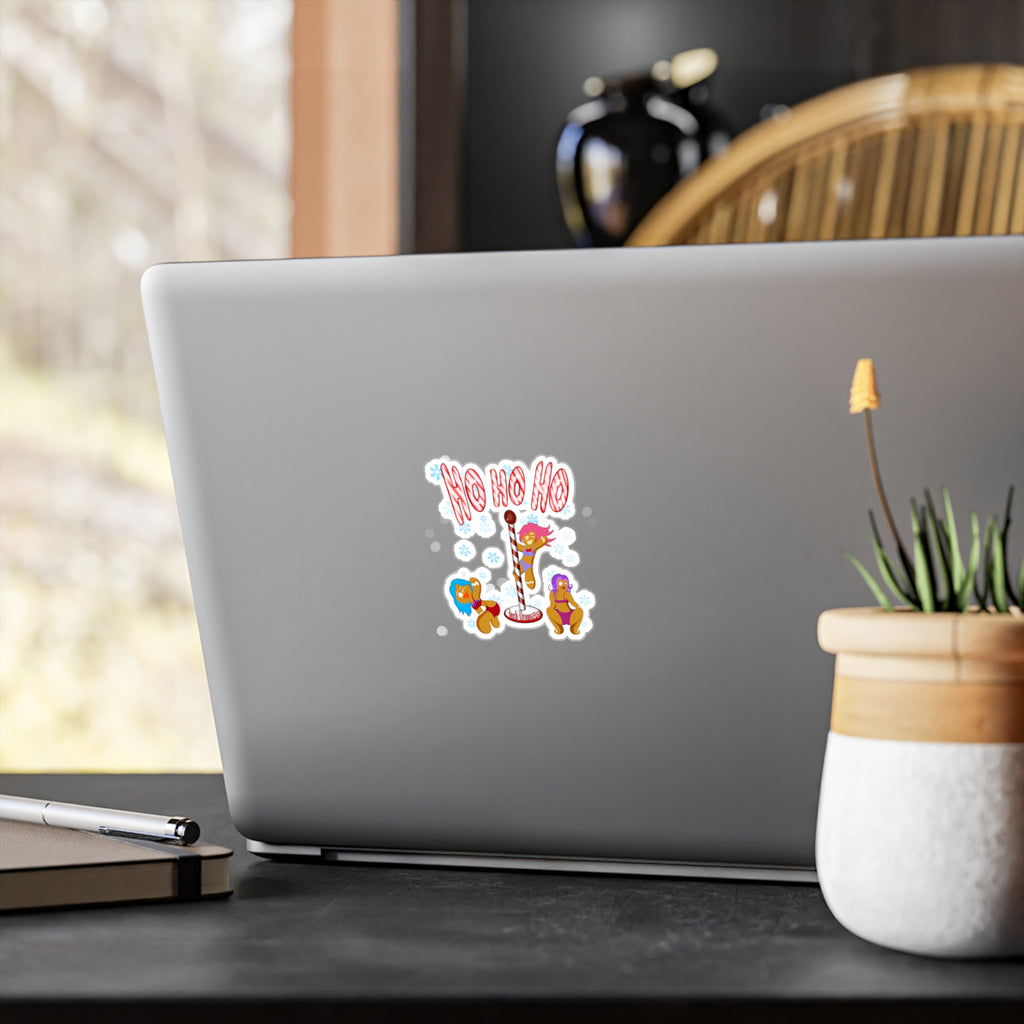 Fun Holiday-Themed Vinyl Decals for Home Decor, Stickers for Windows, Gifts for Friends, Seasonal Decoration, Funny Wall Art