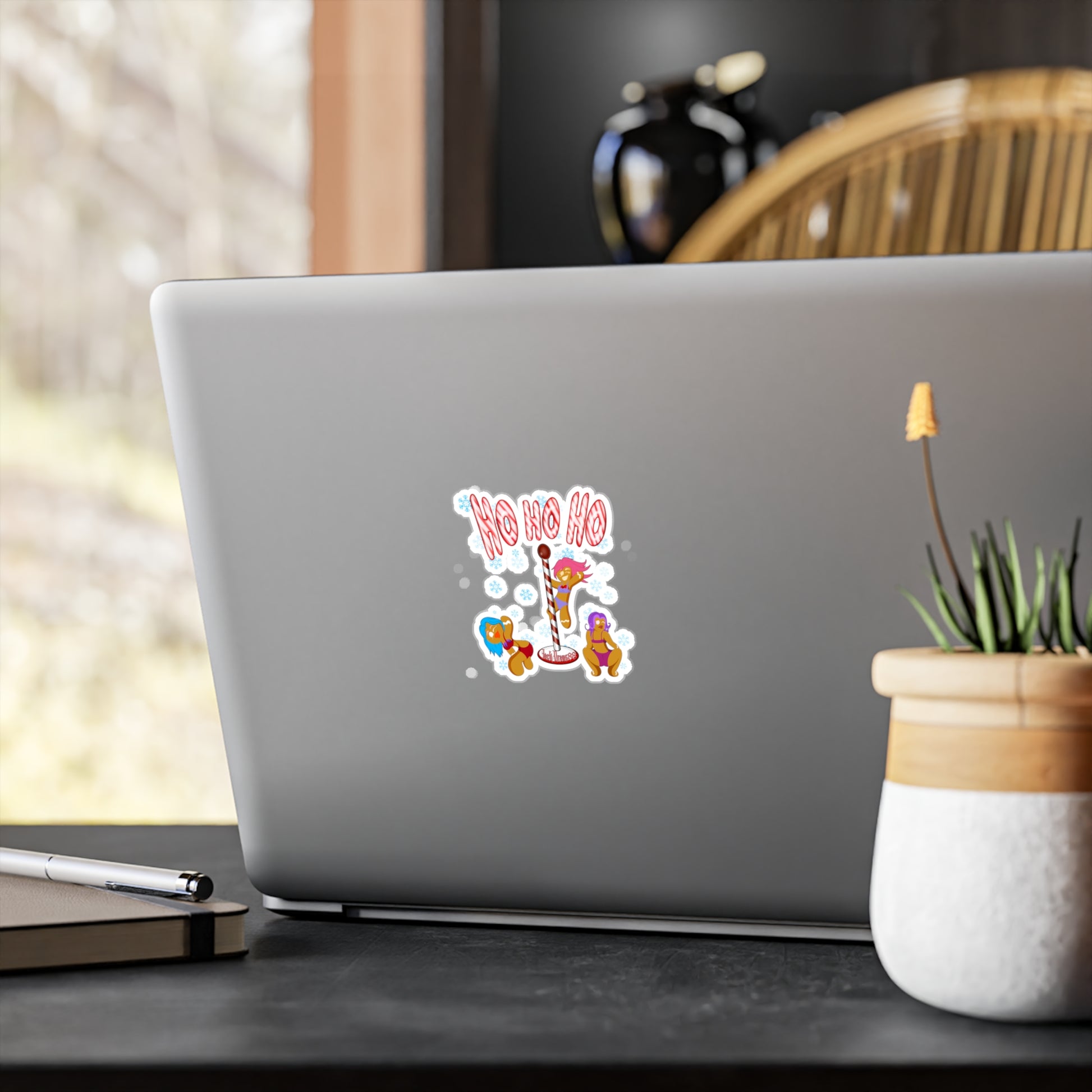 Fun Holiday-Themed Vinyl Decals for Home Decor, Stickers for Windows, Gifts for Friends, Seasonal Decoration, Funny Wall Art