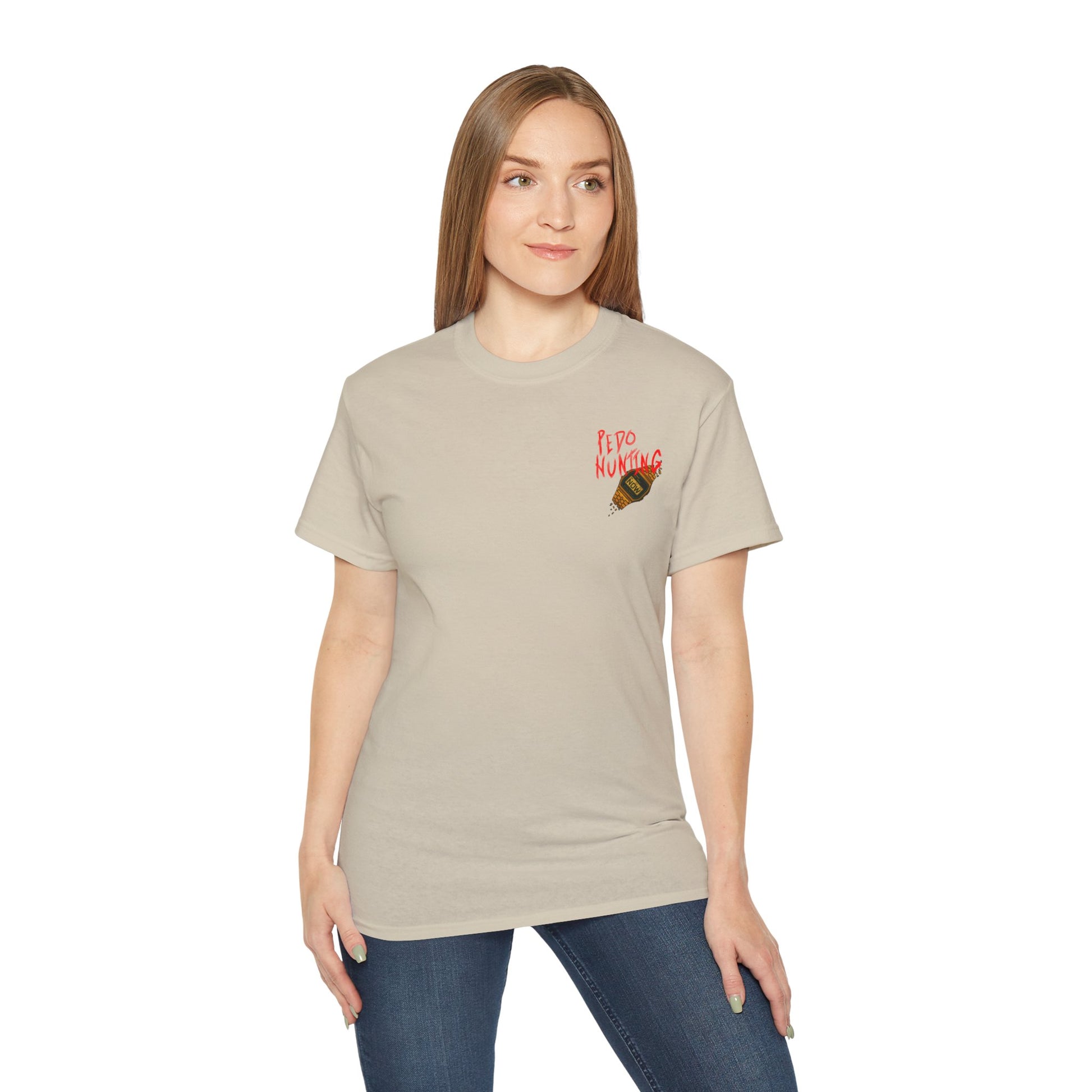 Pedo Hunting Now – Monsters Deserve Monsters, Unisex Tee