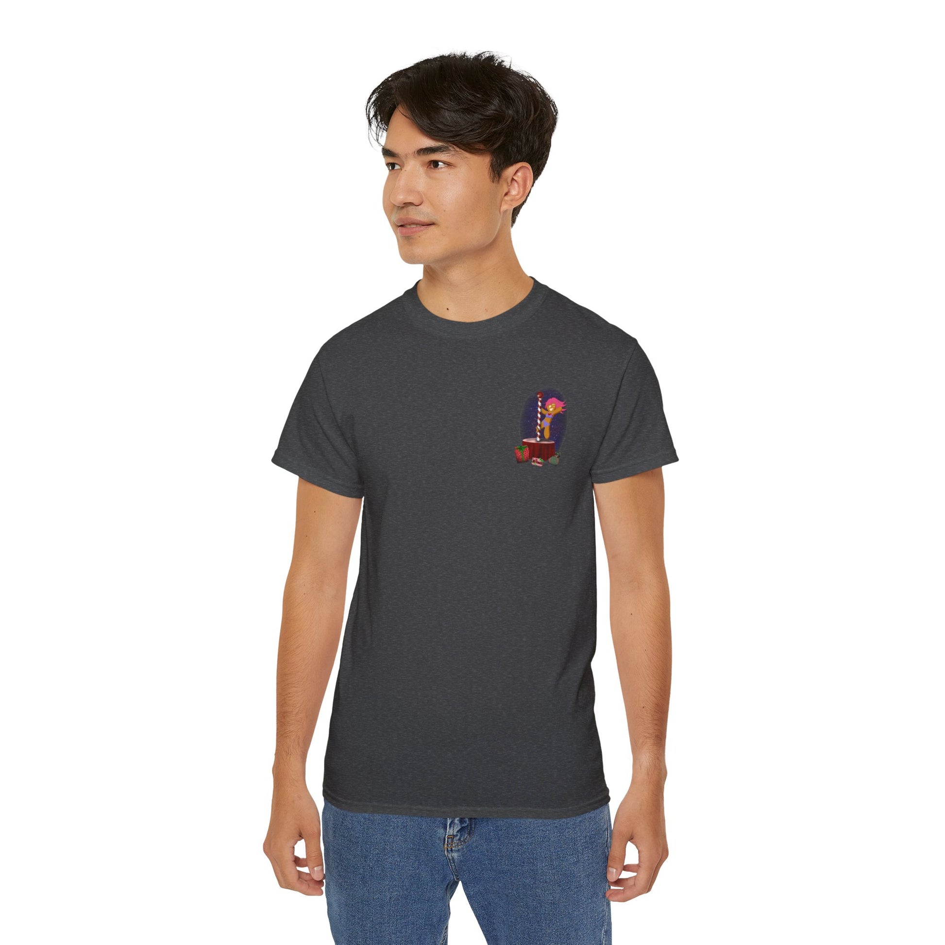 🎄 Ho Ho Ho Gingerbread Strippers – Naughty Holiday Pole Dance, Unisex Cotton T-Shirt