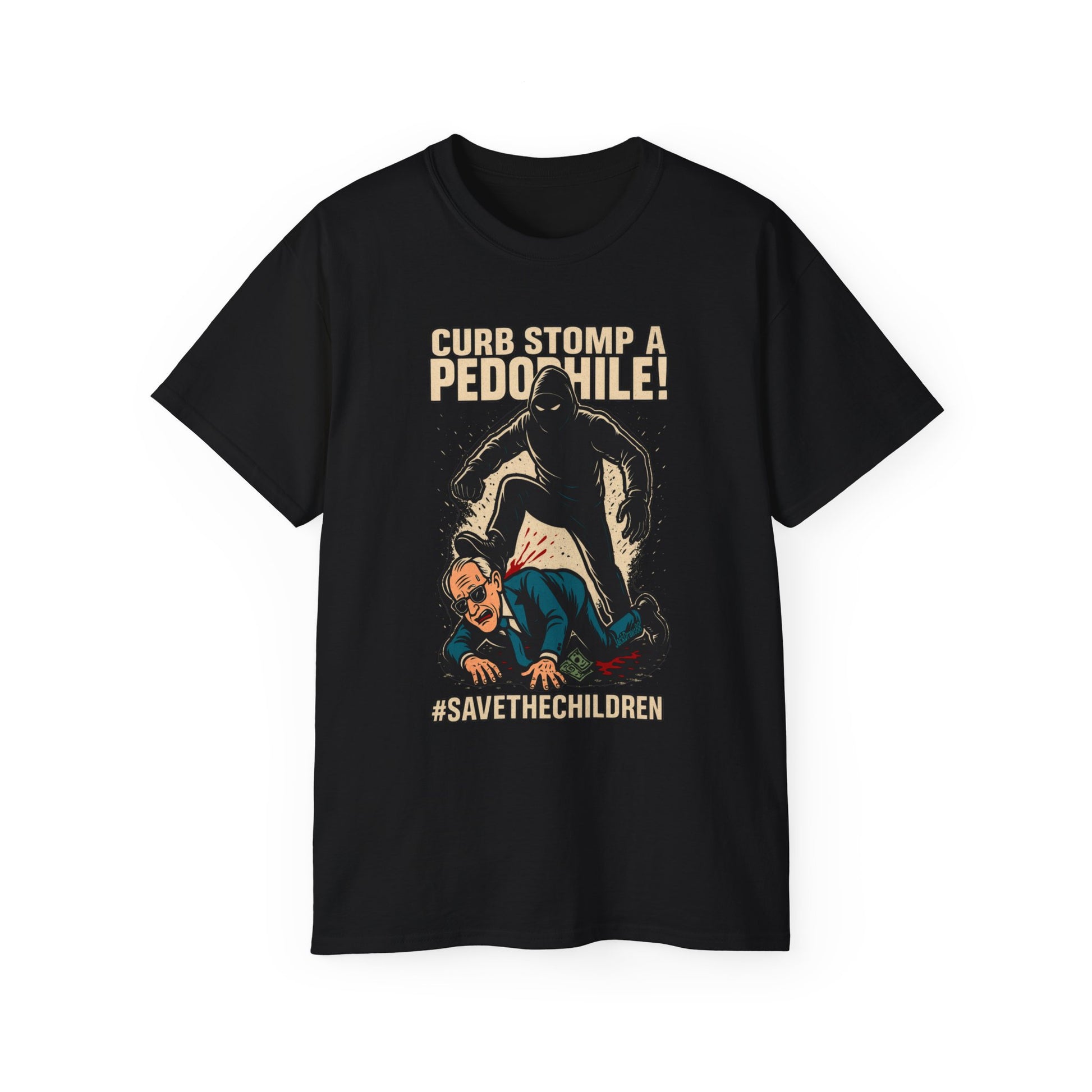P.H. Hunter – Stomp Out Evil, Unisex Cotton Tee