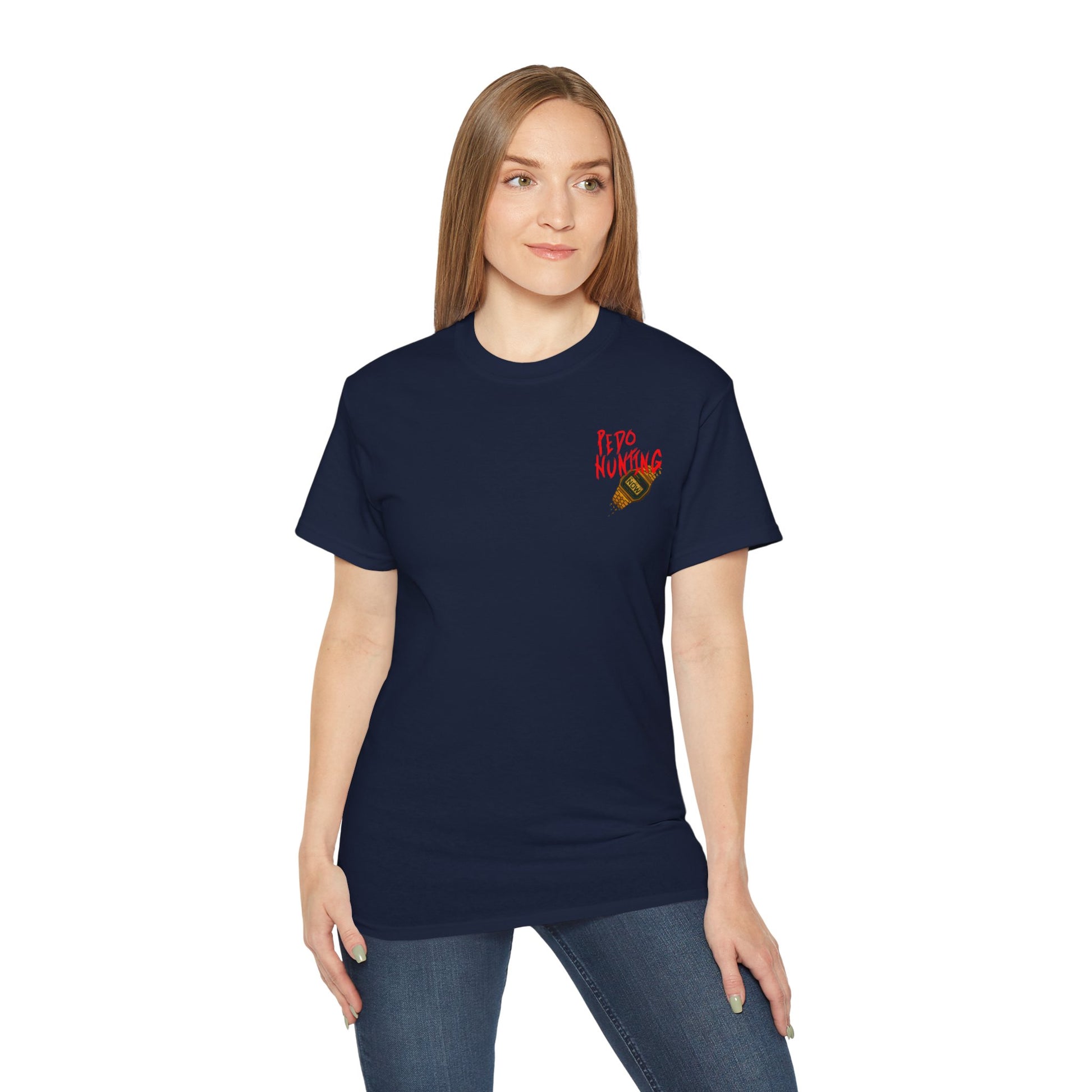 Pedo Hunting Now – Monsters Deserve Monsters, Unisex Tee