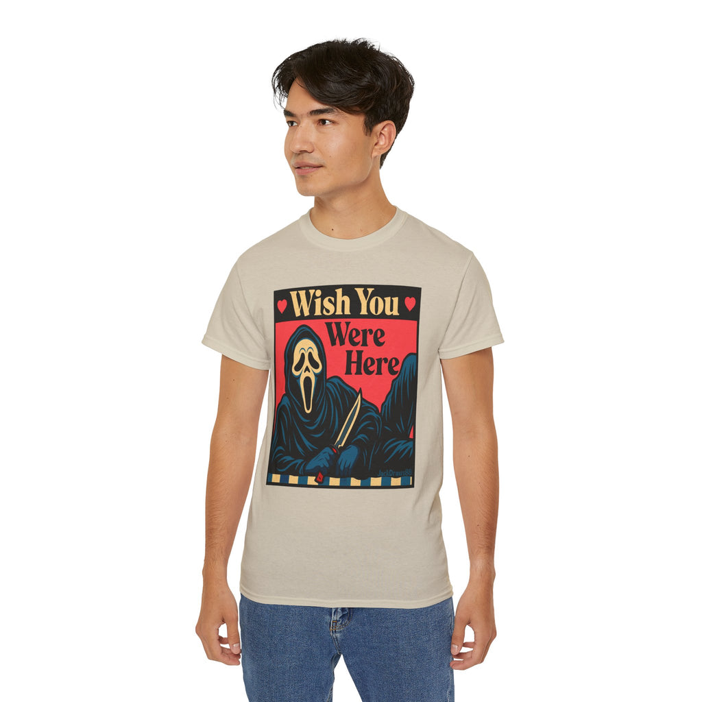 Wish You Were Here Horror Tee