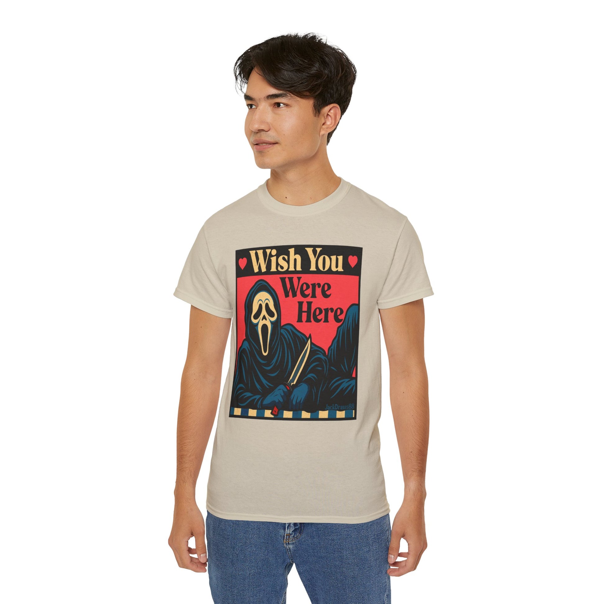 Wish You Were Here Horror Tee