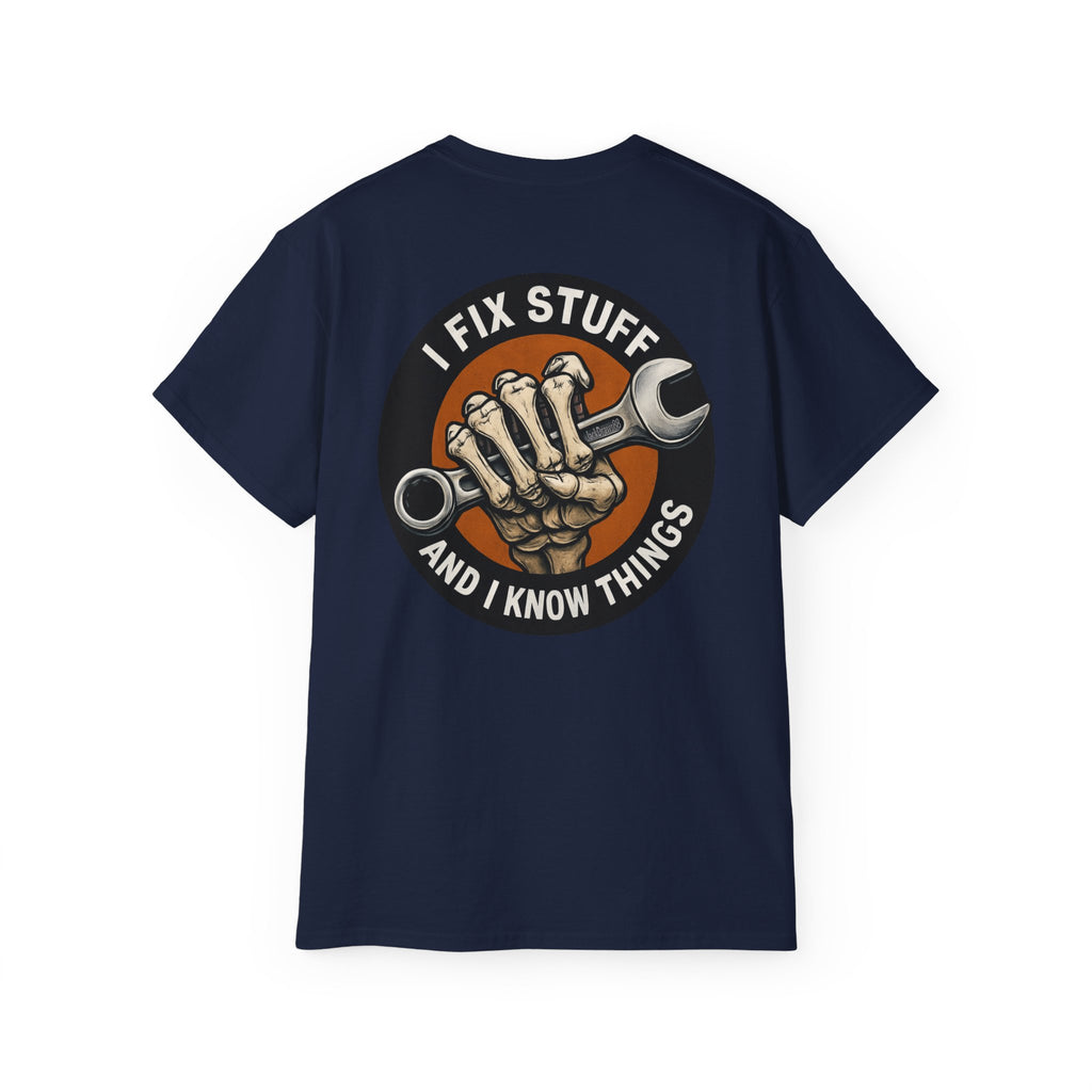 Boomer Wrench Master – I Fix Stuff & Know Things Unisex Tee