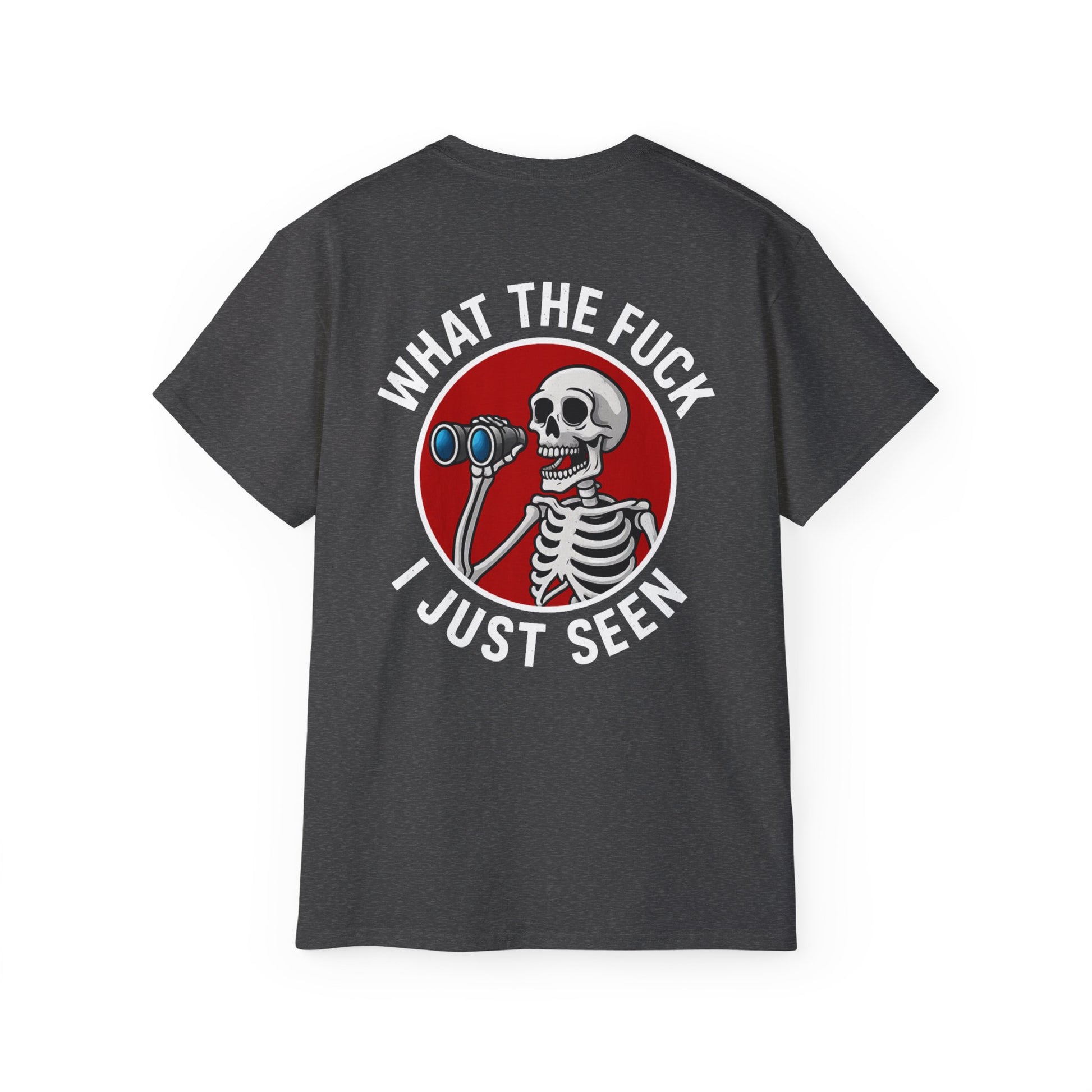 WTF I Just Seen – Binoculars Unisex Cotton Shirt