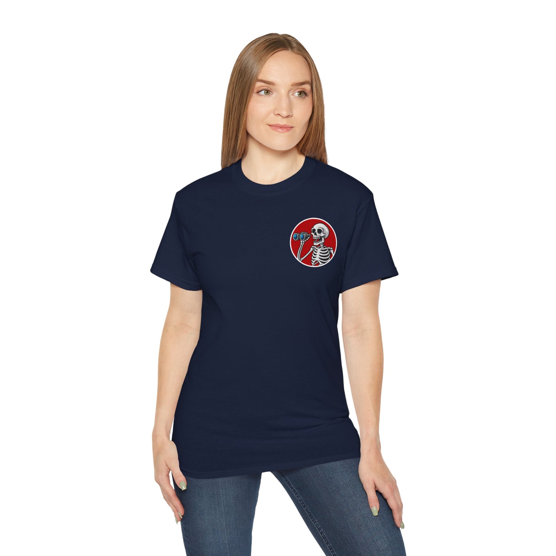 WTF I Just Seen – Binoculars Unisex Cotton Shirt
