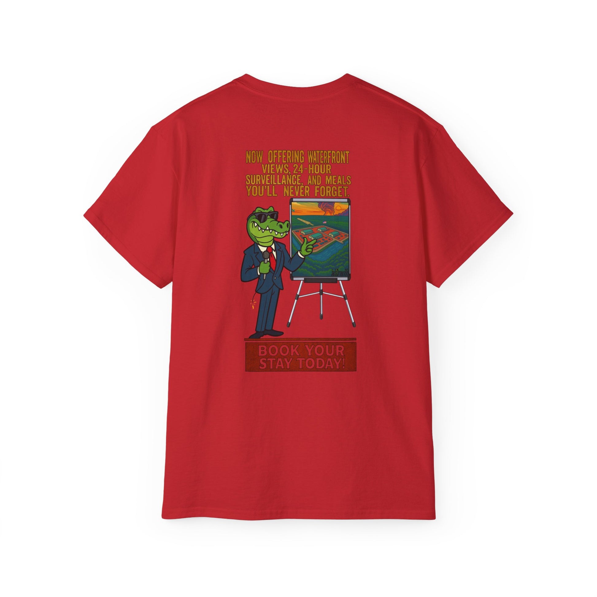 Survival Realty – Free Housing, No Freedom, Unisex Ultra Cotton Tee