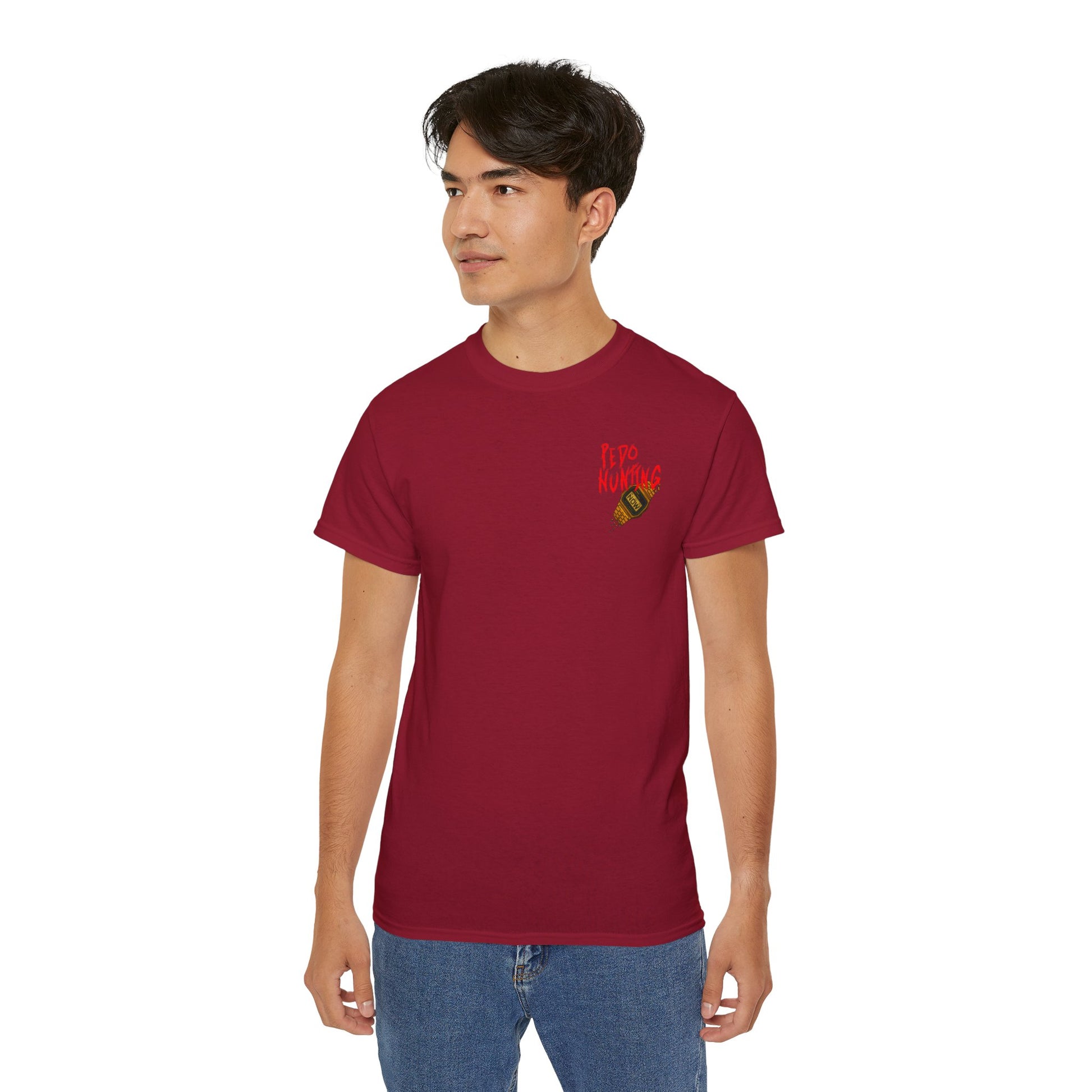 Pedo Hunting Now – Monsters Deserve Monsters, Unisex Tee