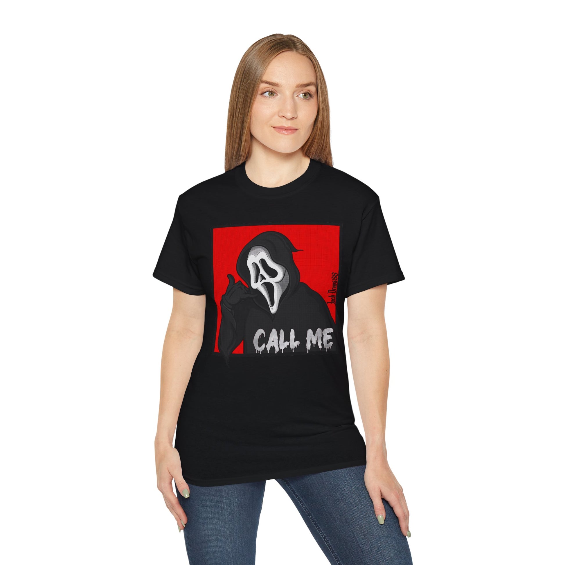 Call Me – Ghostface Parody Unisex Tee