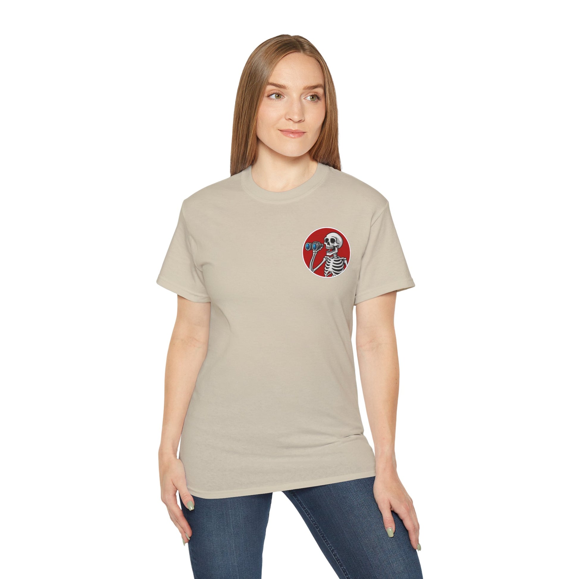 WTF I Just Seen – Binoculars Unisex Cotton Shirt