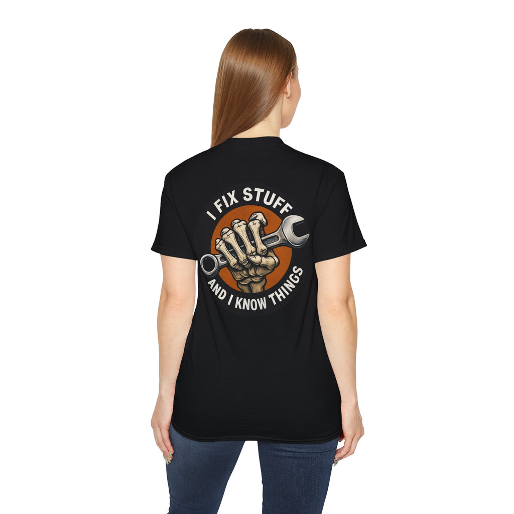 Boomer Wrench Master – I Fix Stuff & Know Things Unisex Tee