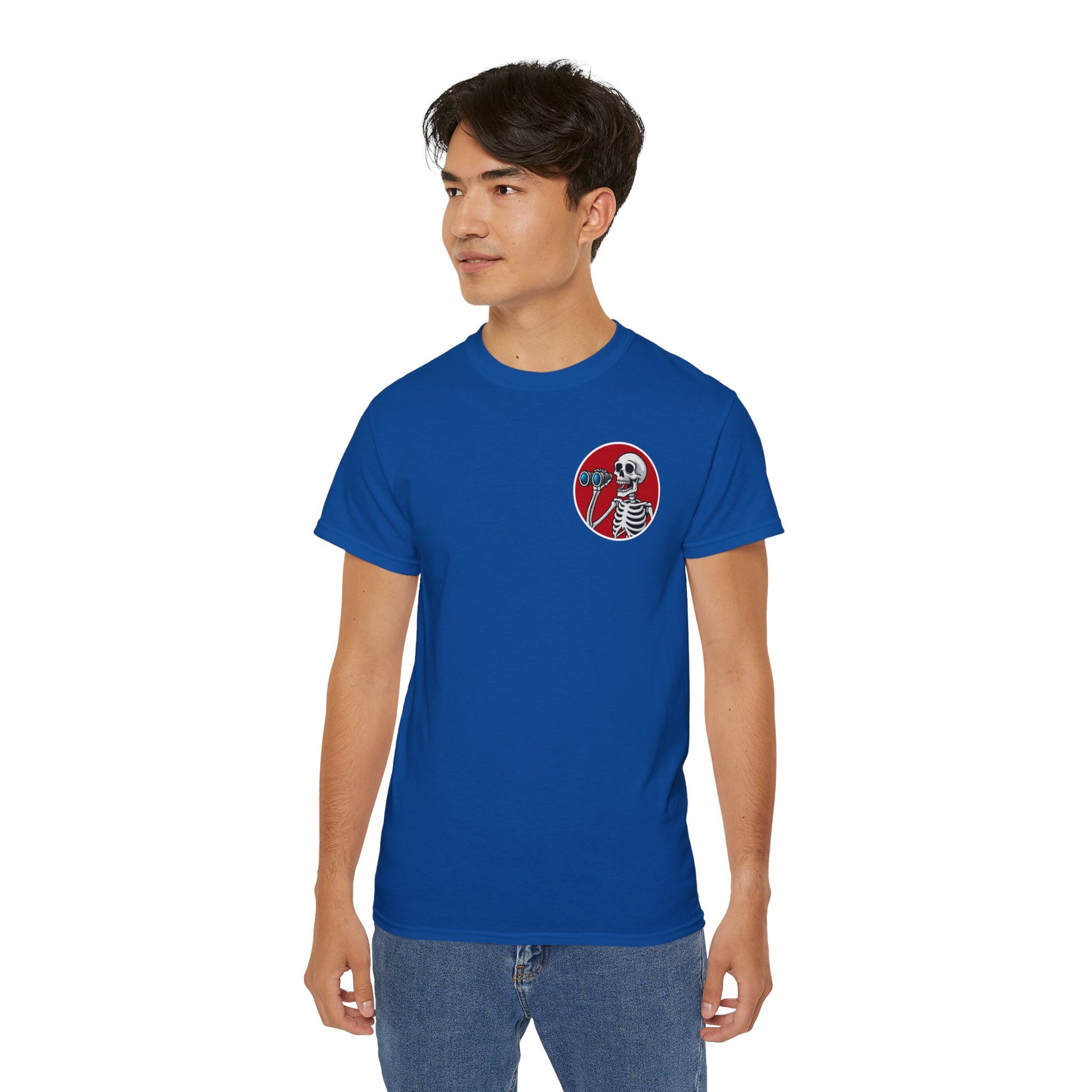 WTF I Just Seen – Binoculars Unisex Cotton Shirt
