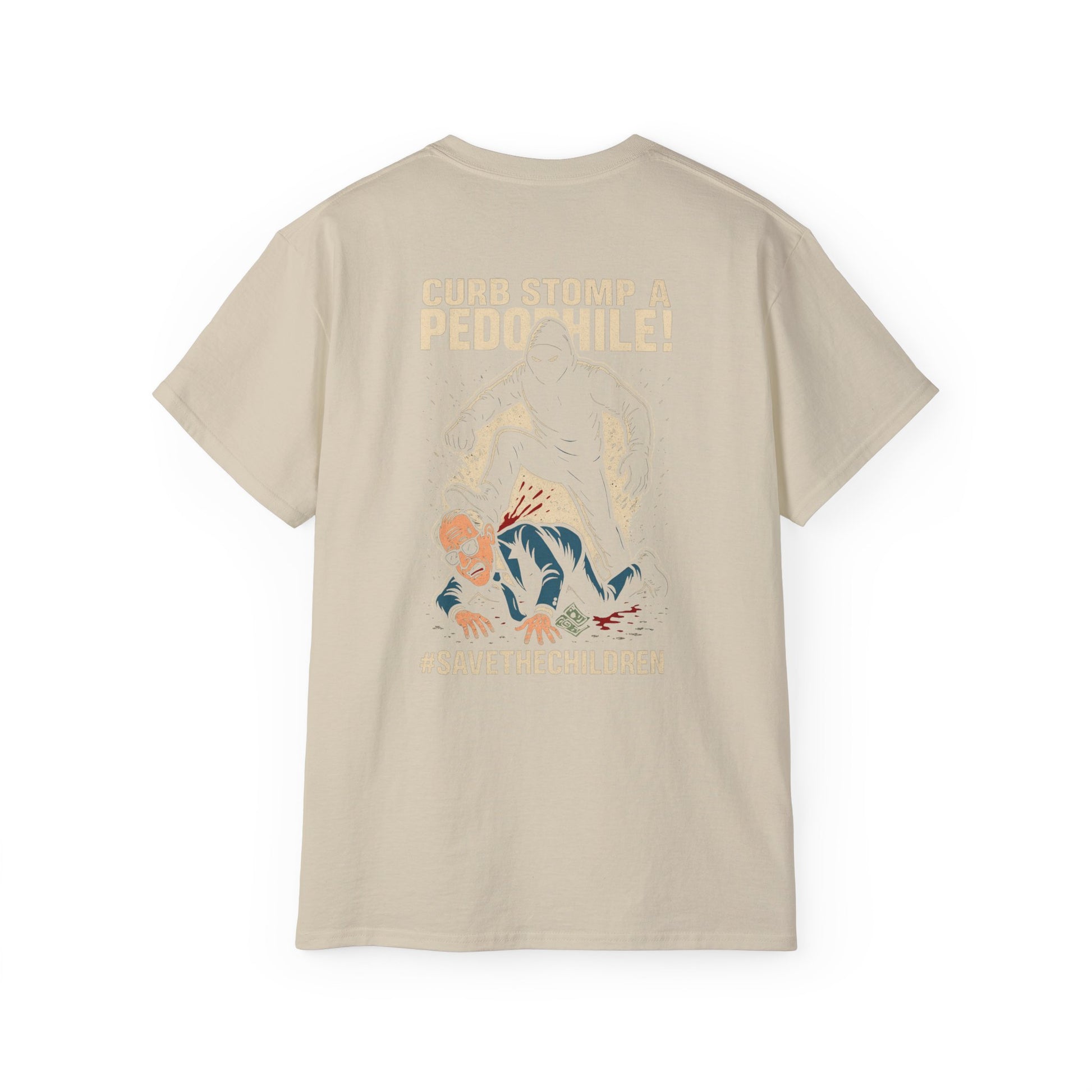 Pedo Hunter – Stomp Out Evil, Unisex Graphic Tee