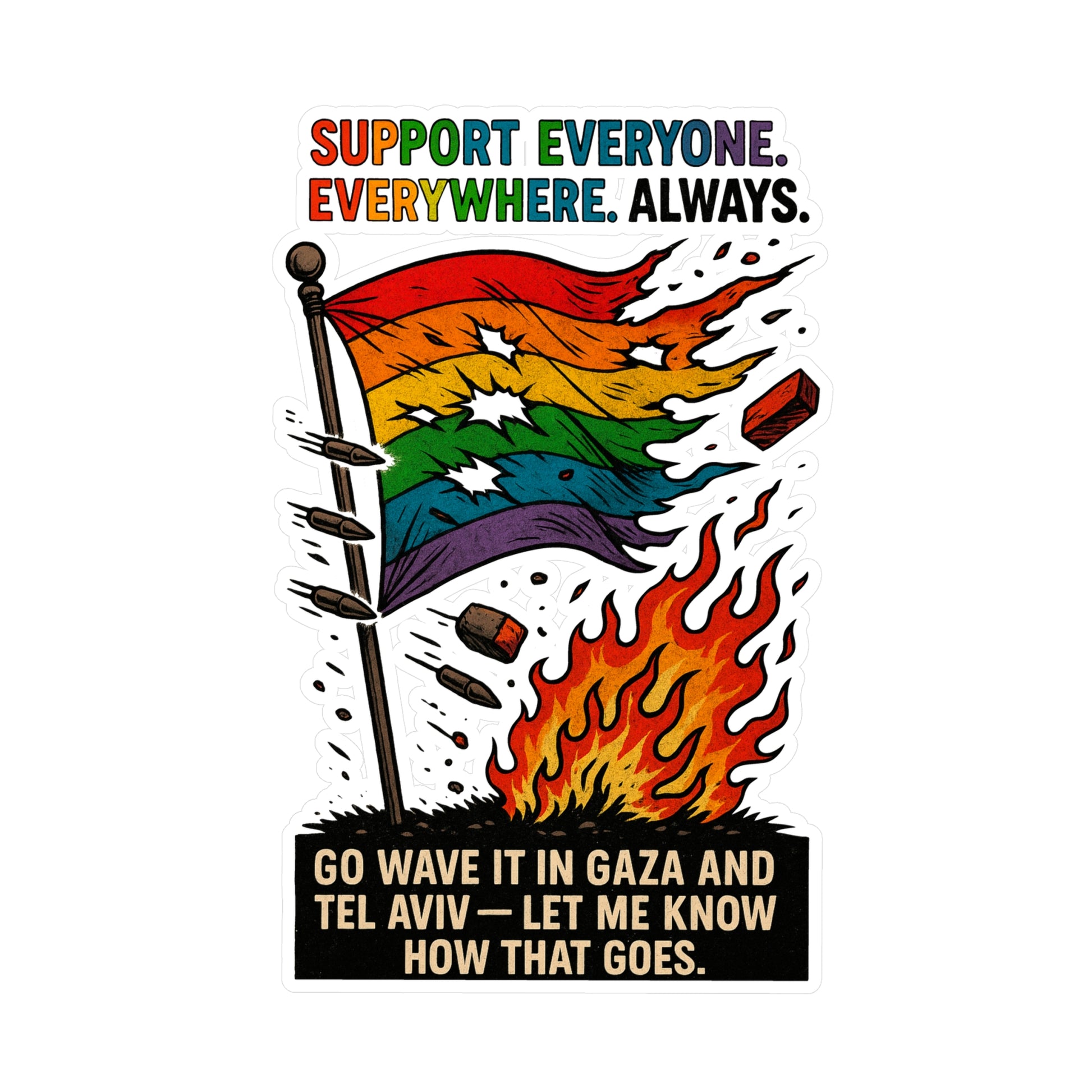 LGBTQ Support Everyone Stickers