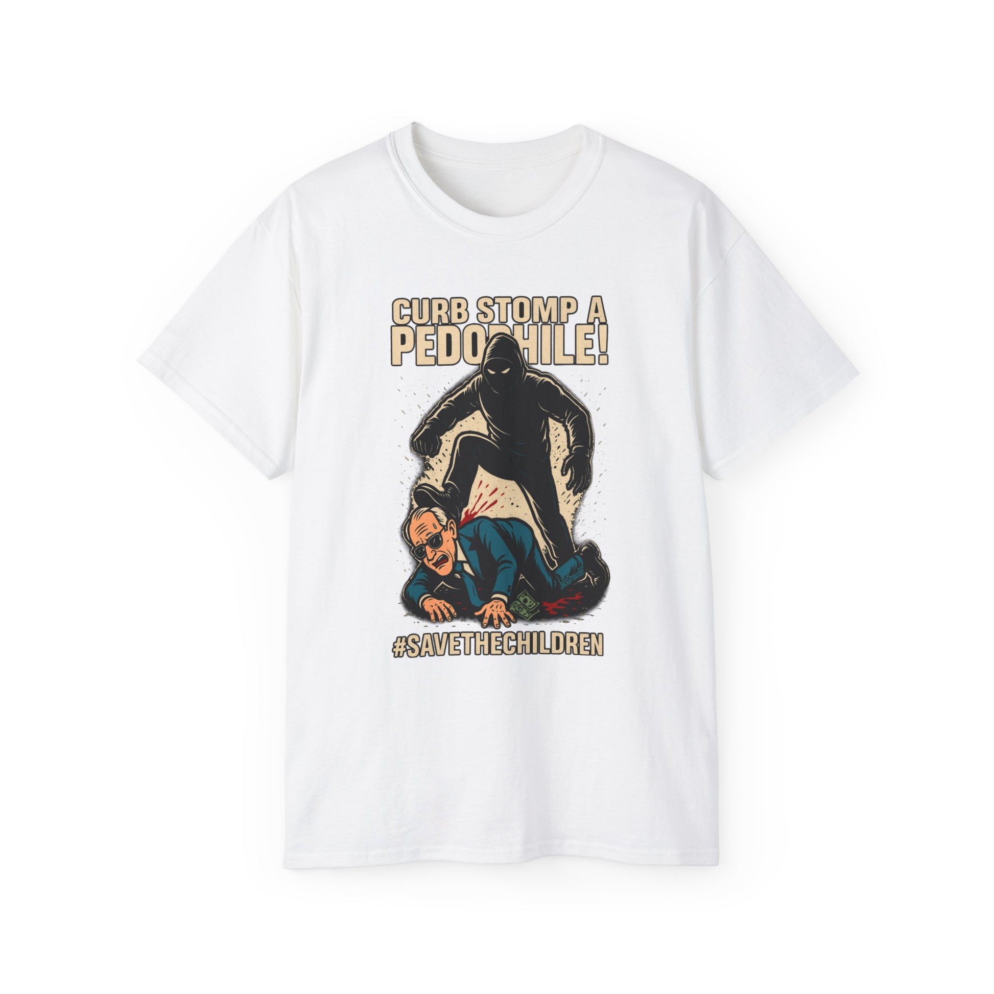 P.H. Hunter – Stomp Out Evil, Unisex Cotton Tee