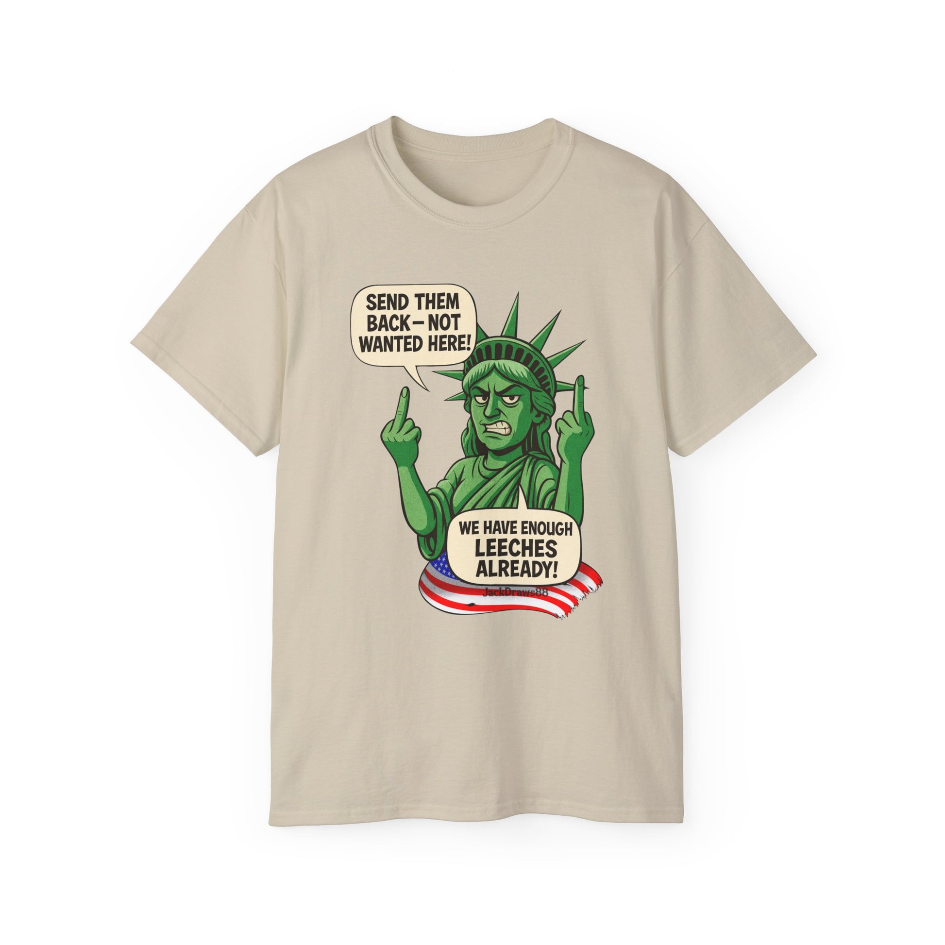 Statement Graphic Tee, Political Humor Shirt, Casual Unisex Cotton Top, Gift for Activists, Funny T-Shirt