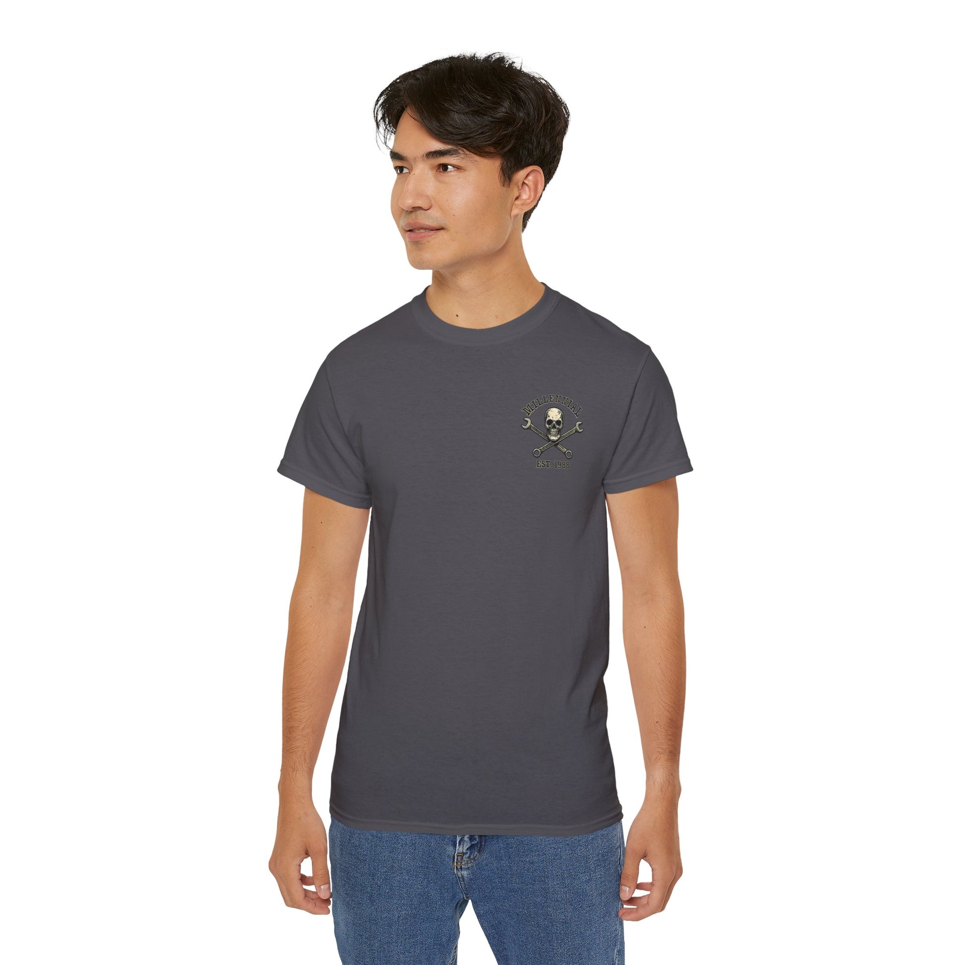 Millennial Mechanic – I Fix Stuff & Know Things Unisex Cotton Shirt