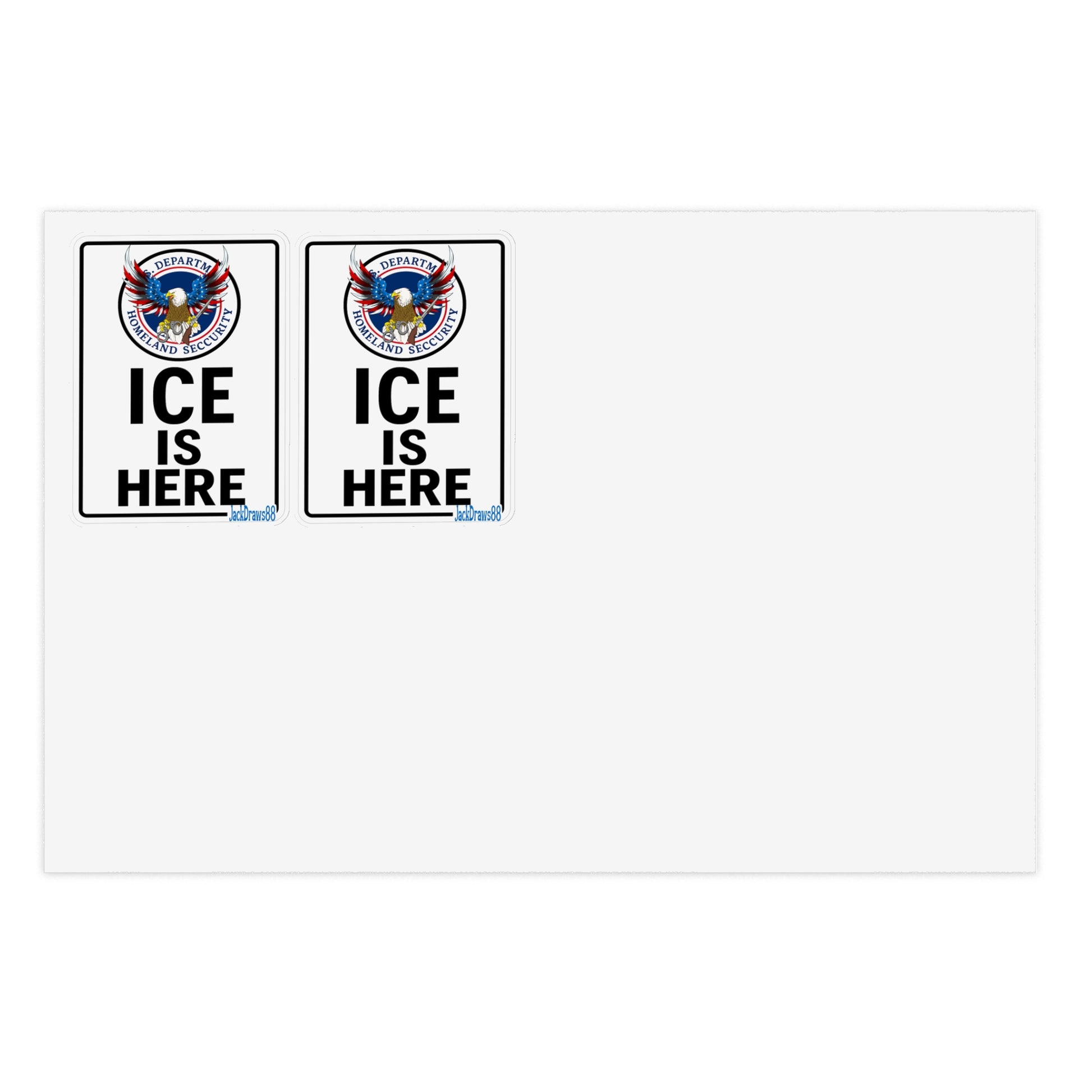 Operation ICE Presence Sticker Sheets for Chaos