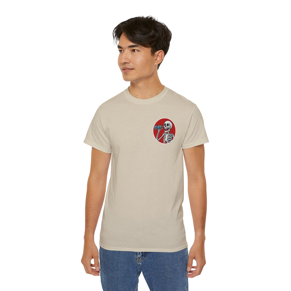 WTF I Just Seen – Binoculars Unisex Cotton Shirt