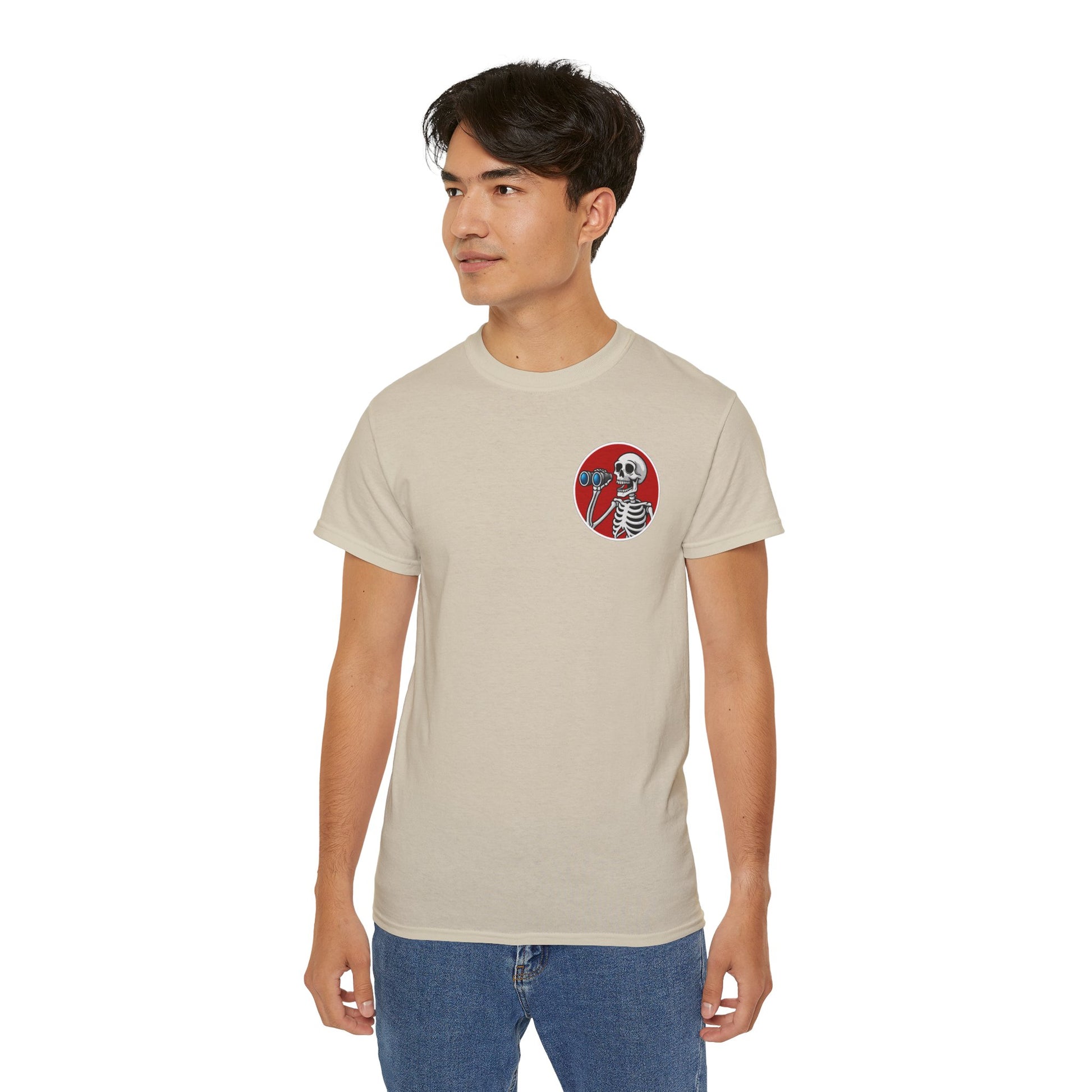 WTF I Just Seen – Binoculars Unisex Cotton Shirt