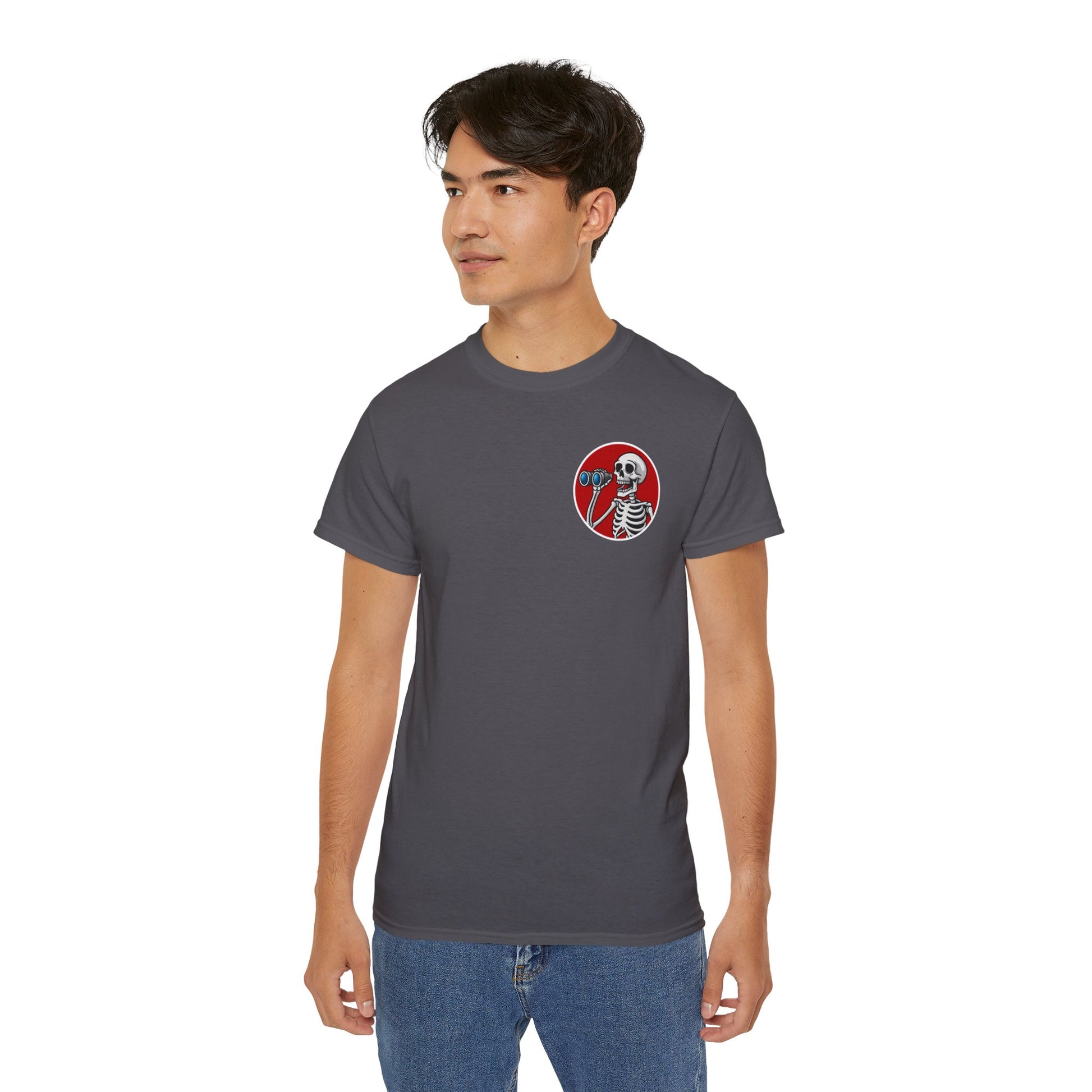 WTF I Just Seen – Binoculars Unisex Cotton Shirt