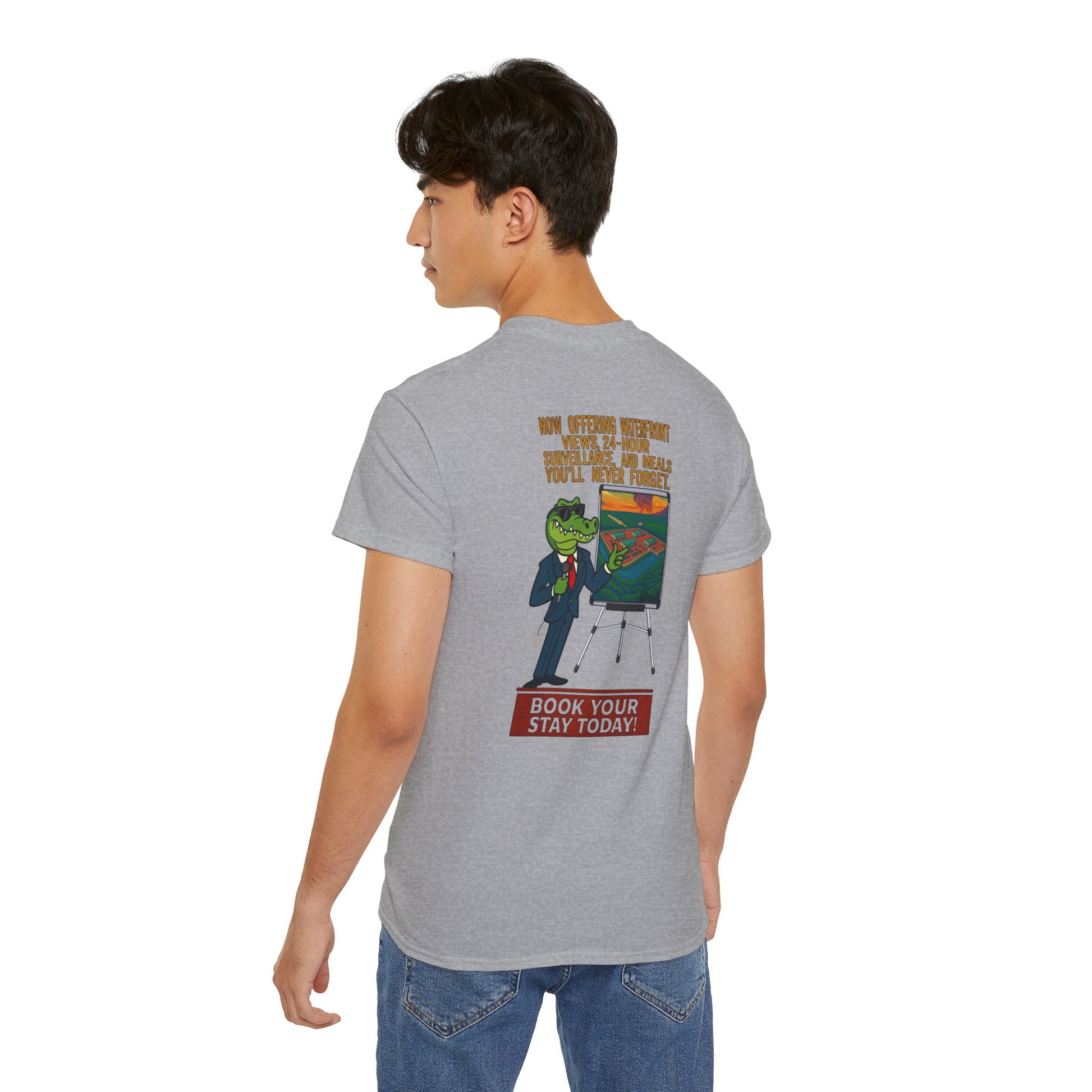 Survival Realty – Free Housing, No Freedom, Unisex Ultra Cotton Tee
