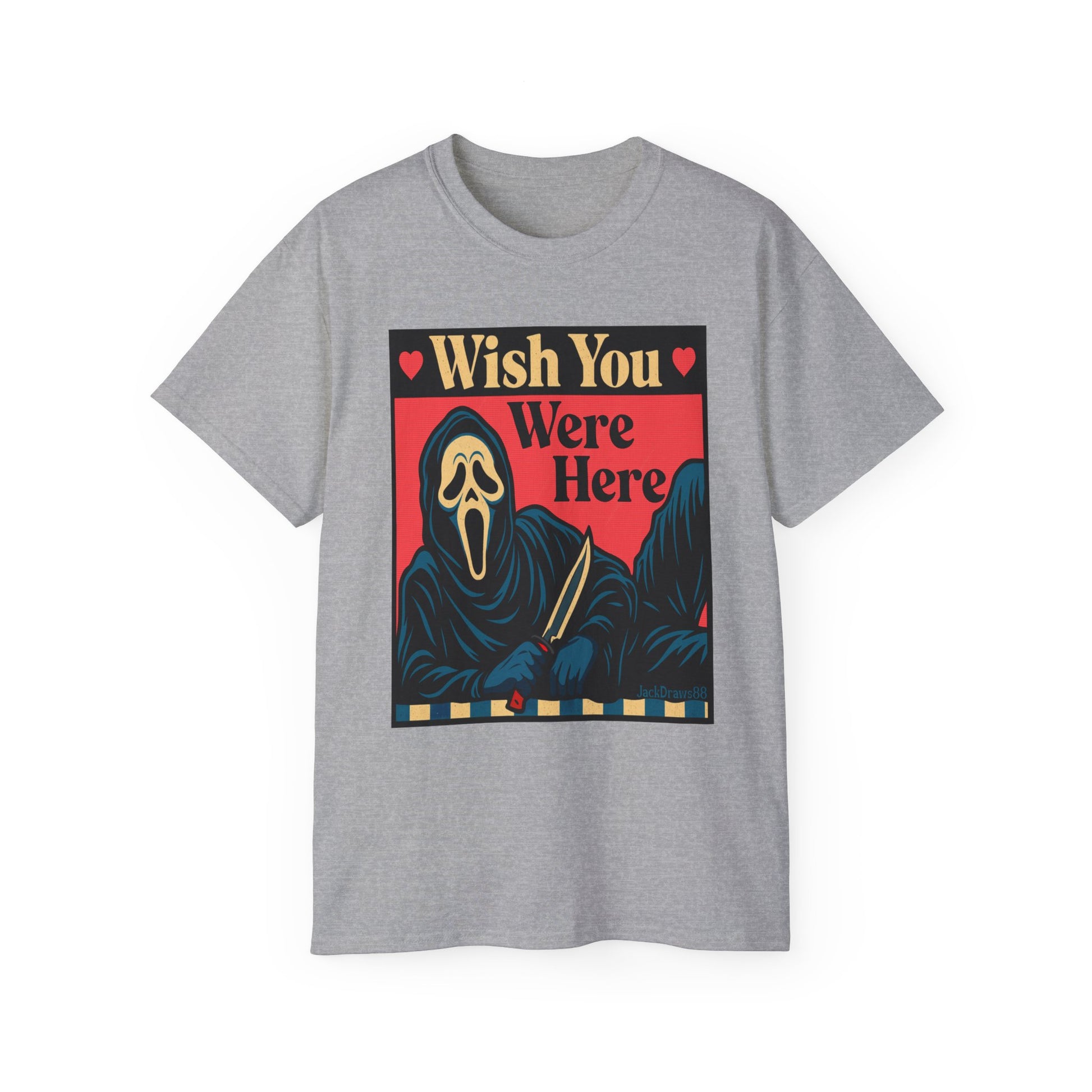 Wish You Were Here Horror Tee