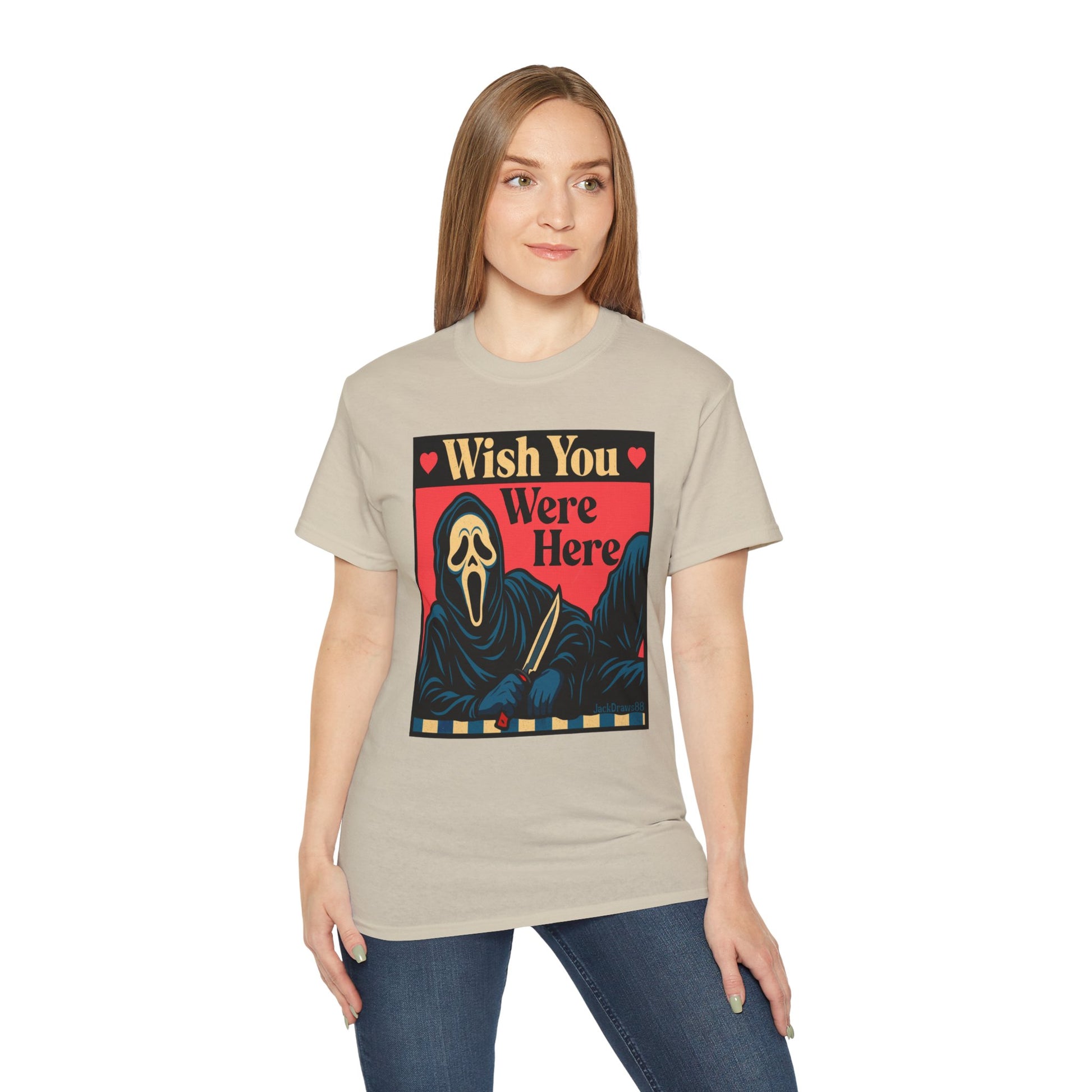 Wish You Were Here Horror Tee
