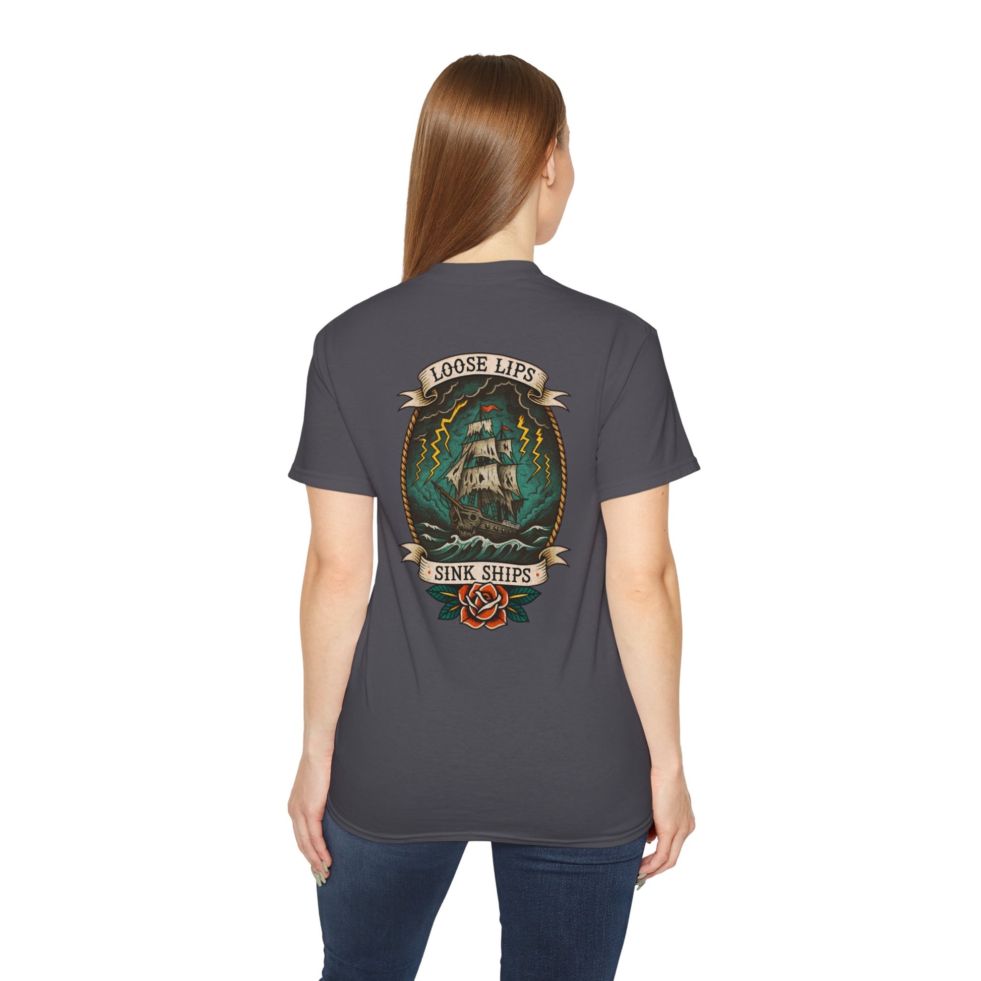 Skull and Ship Tee