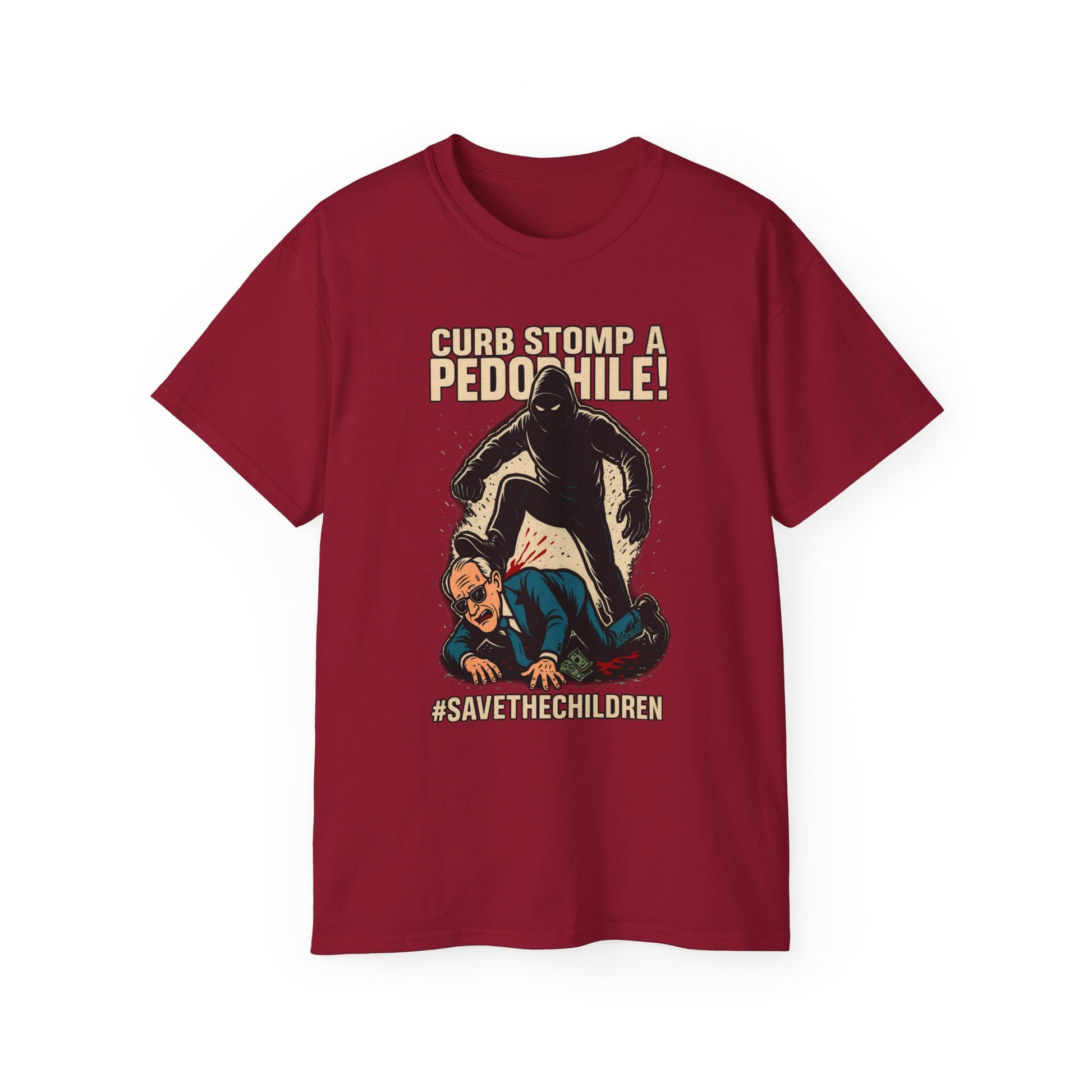 P.H. Hunter – Stomp Out Evil, Unisex Cotton Tee