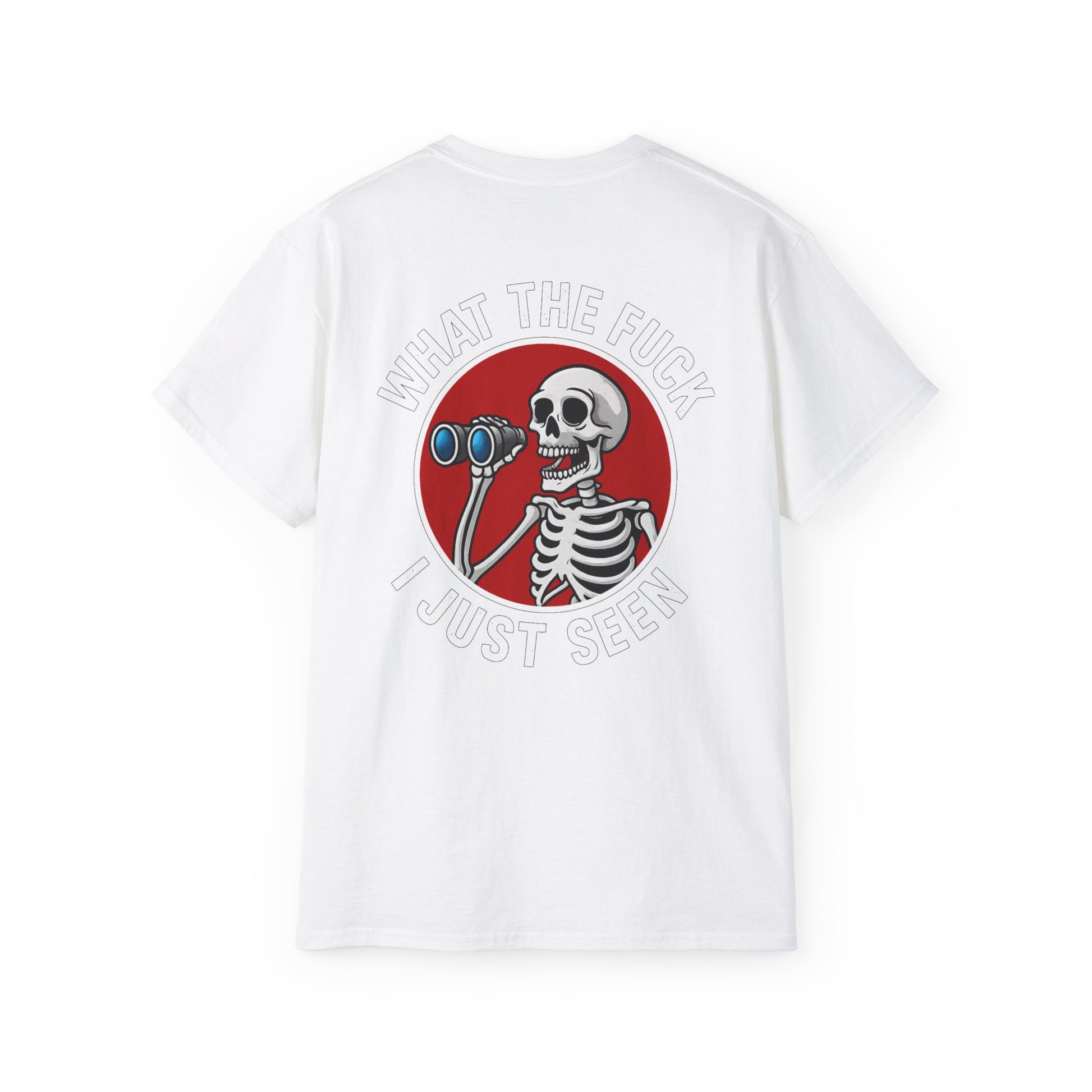 WTF I Just Seen – Binoculars Unisex Cotton Shirt