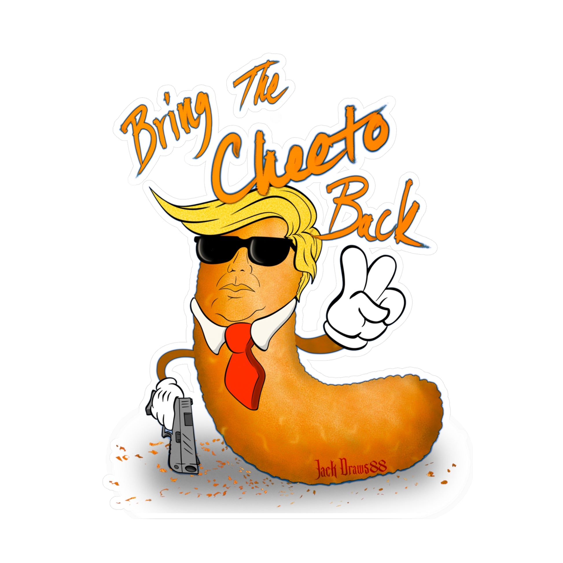 Trump Cheeto, Vinyl Decal