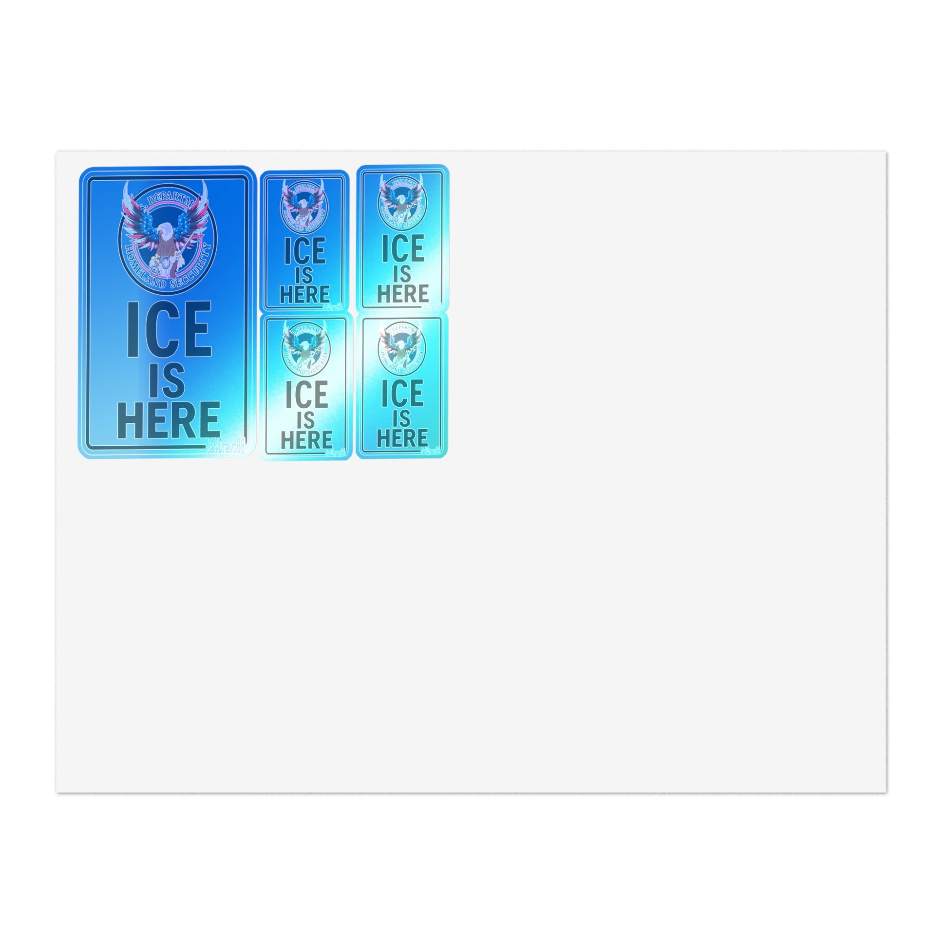 Operation ICE Presence Sticker Sheets for Chaos