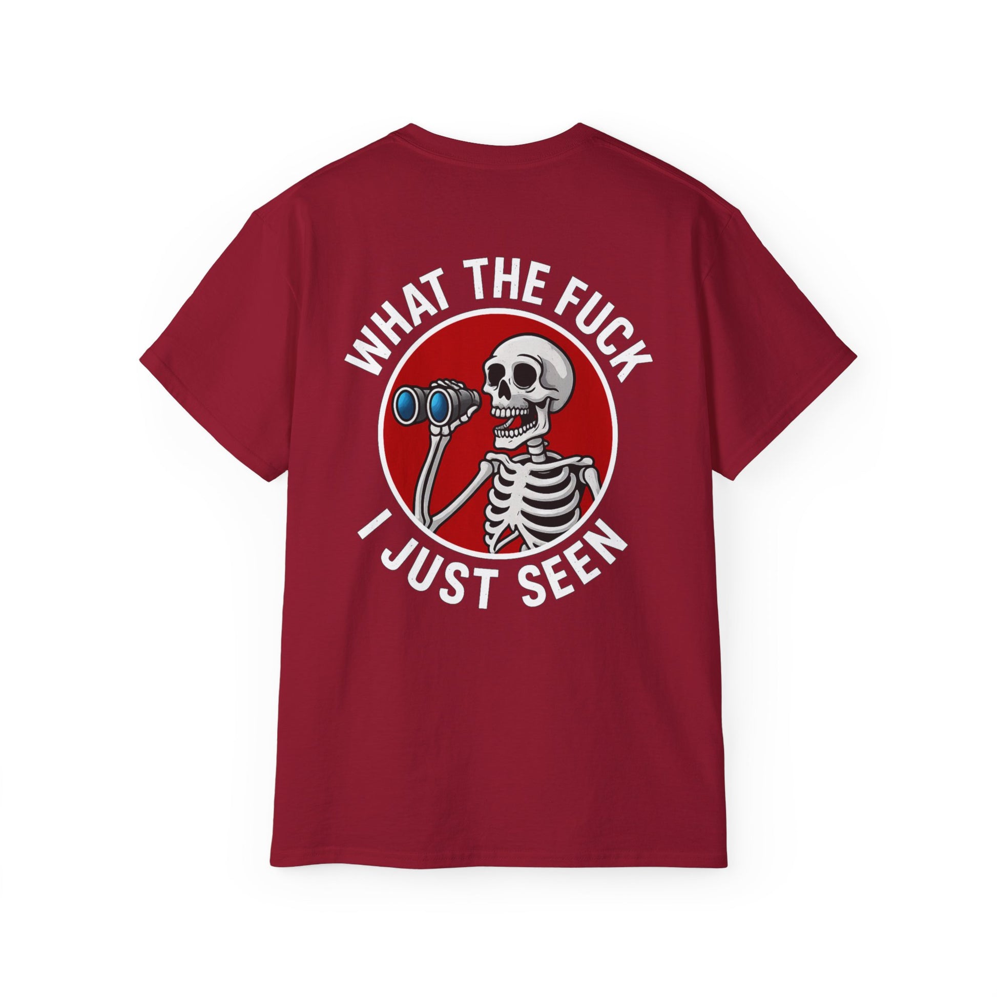 WTF I Just Seen – Binoculars Unisex Cotton Shirt