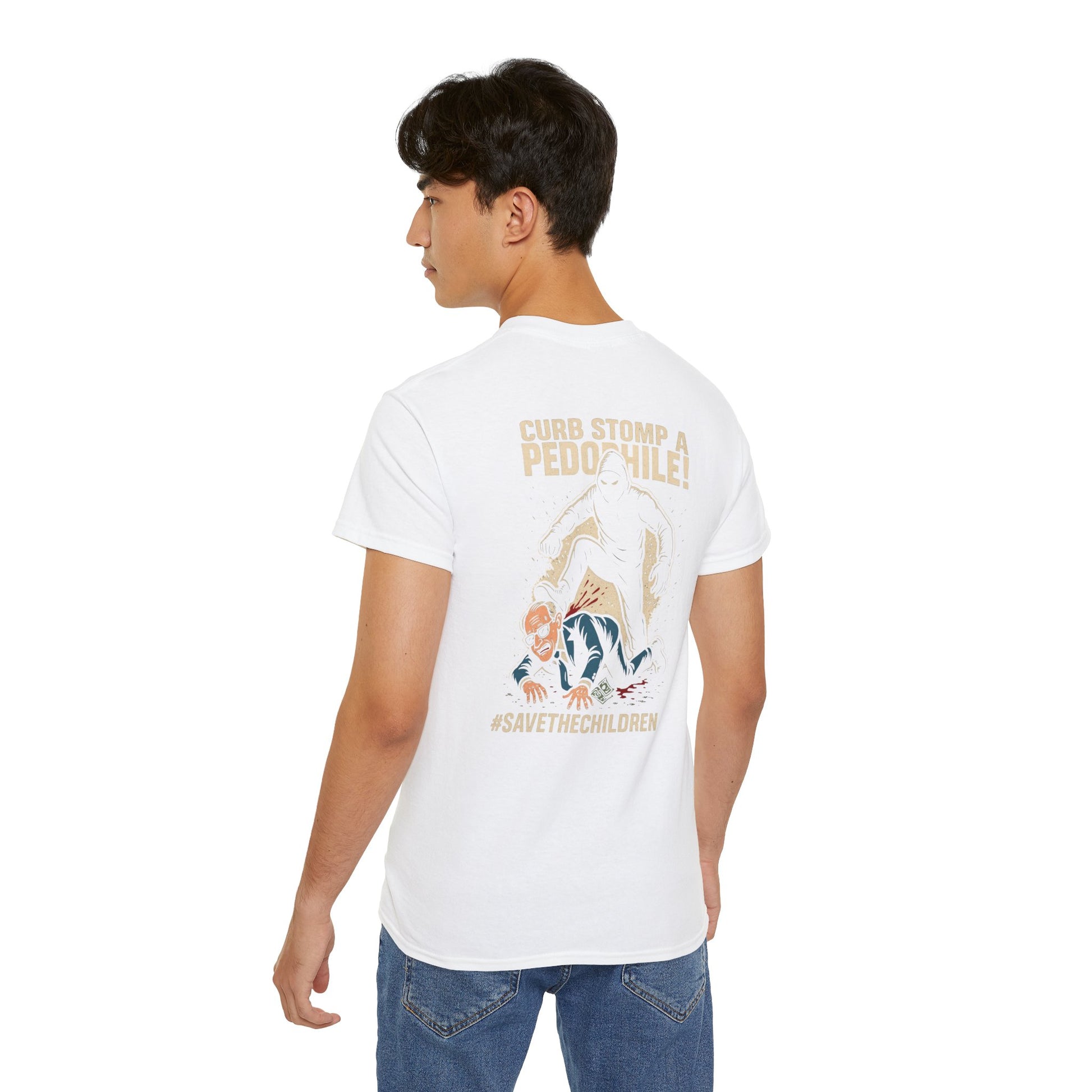 Pedo Hunter – Stomp Out Evil, Unisex Graphic Tee